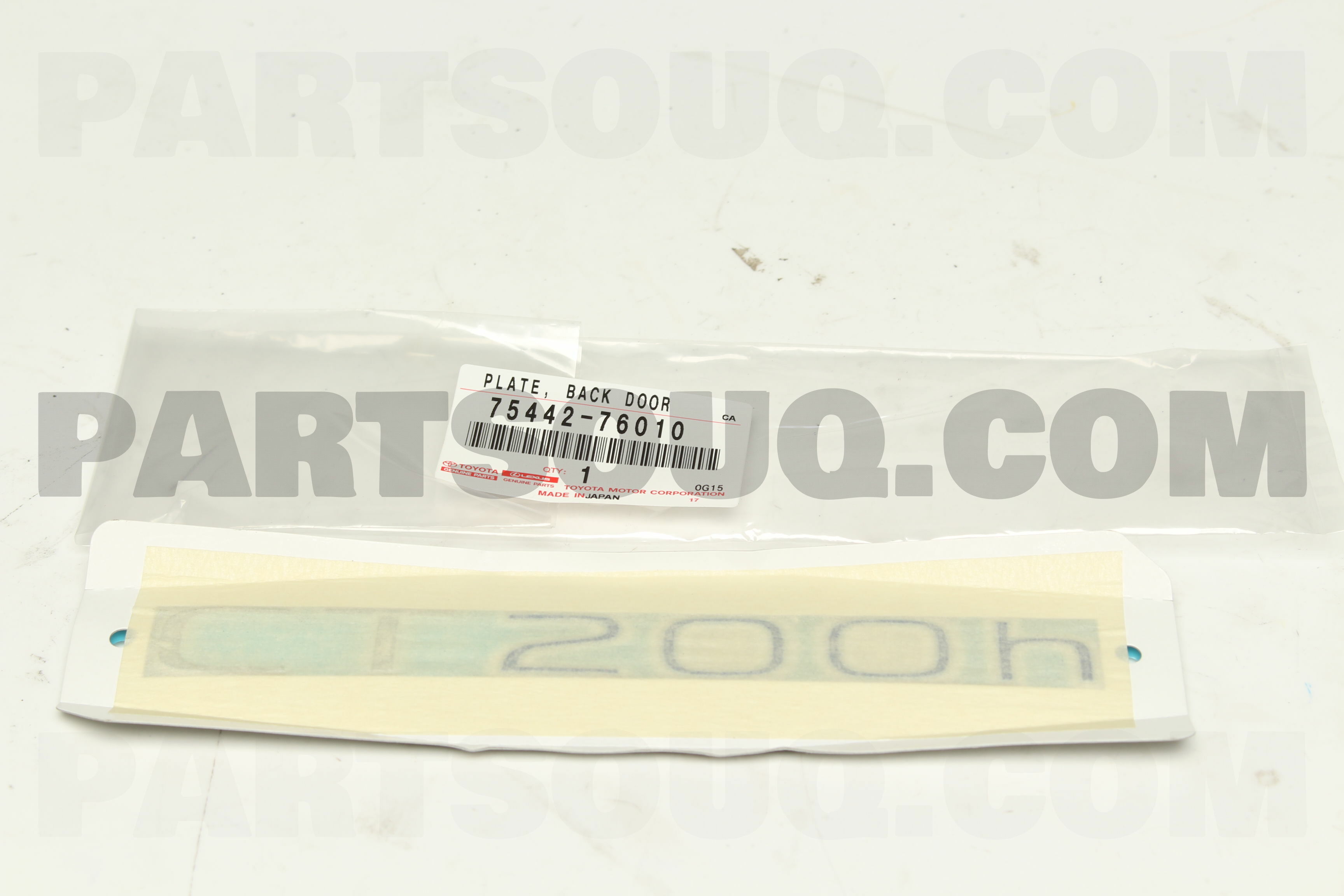 注目の福袋をピックアップ！ PLATE, BACK PartSouq | Parts Toyota | 7544276010 NO.2 NAME, DOOR 米・雑穀・粉類