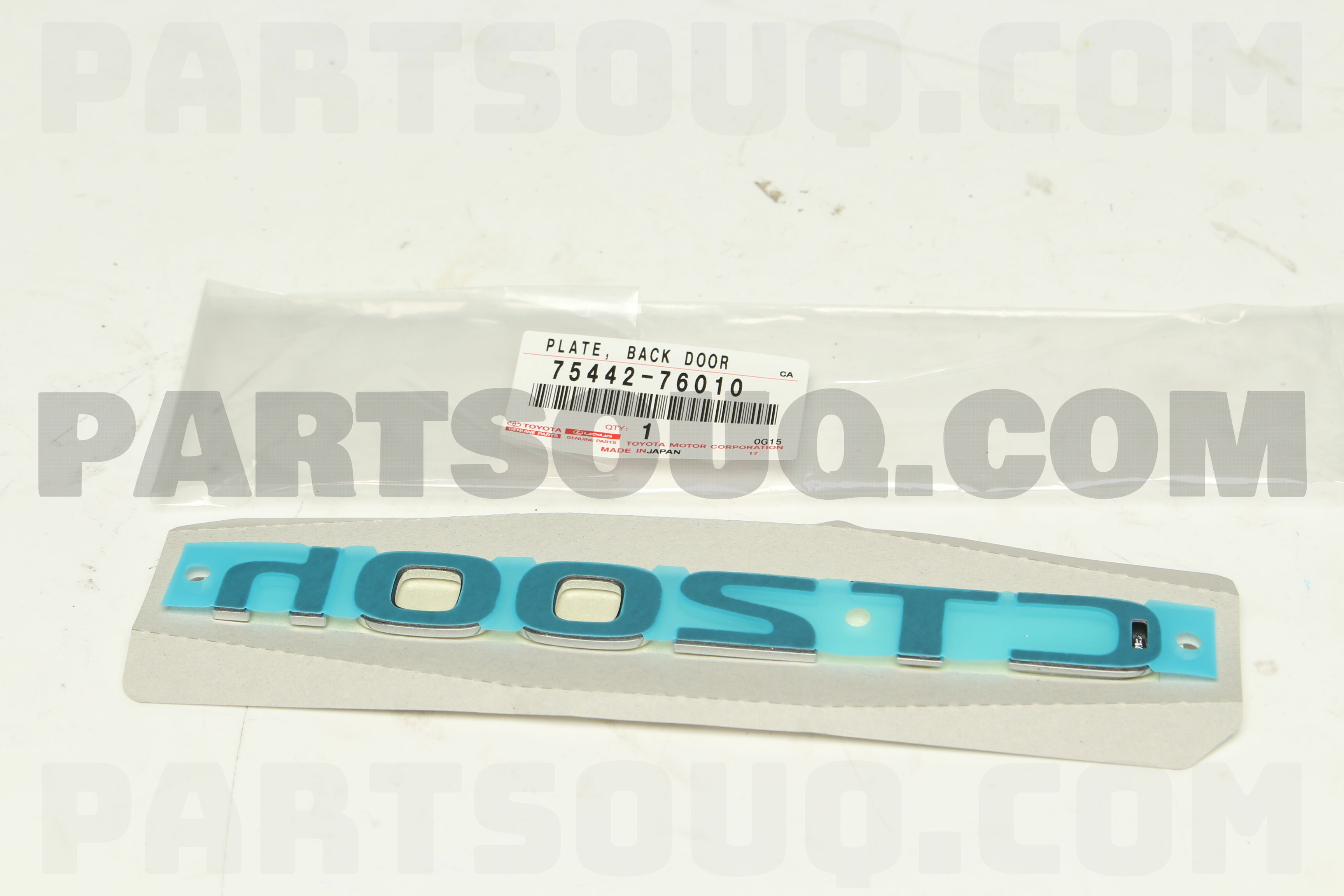 高感度ショップで2023年売れたブランド PLATE, BACK DOOR NAME, NO.2 7544276010 | Toyota Parts | PartSouq 米・雑穀・粉類