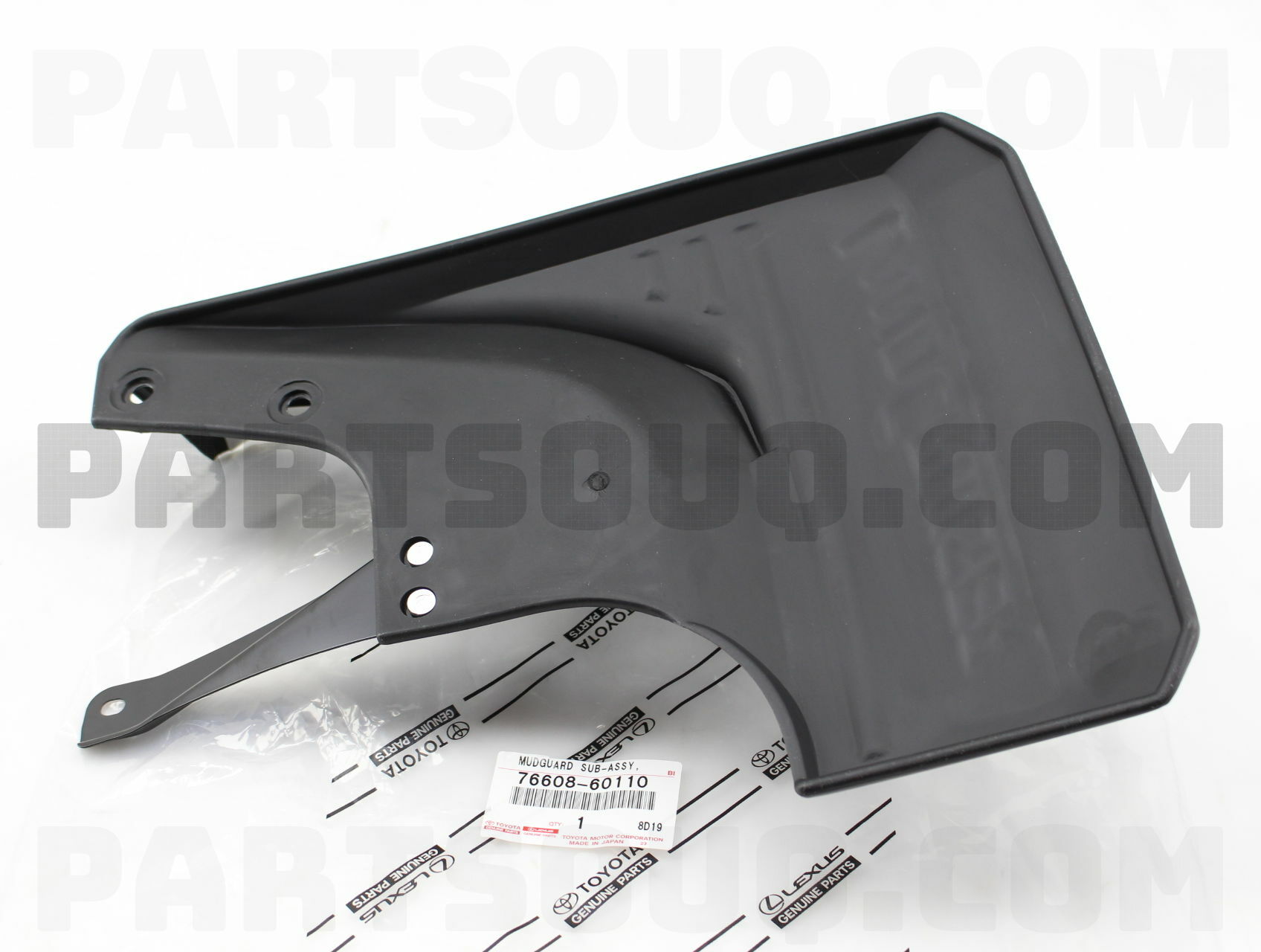 TOYOTA Genuine 76625-19455-08 Quarter Panel Mudguard Sub Assembly TOYOTA Genuine 76625-19455-08 Quarter Panel Mudguard Sub Assembly