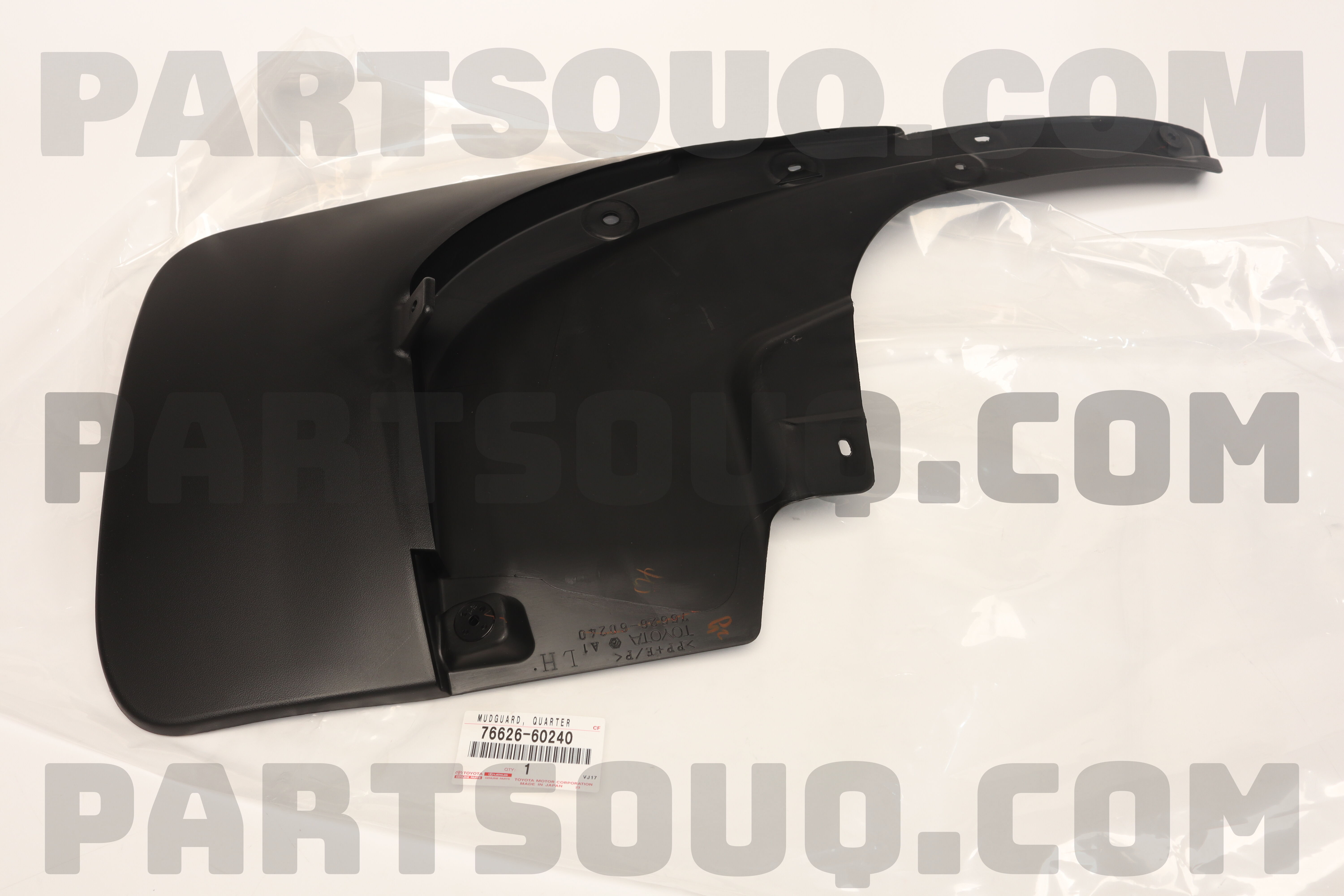 MUDGUARD, QUARTER PANEL, REAR LH 7662660240 | Toyota Parts | PartSouq