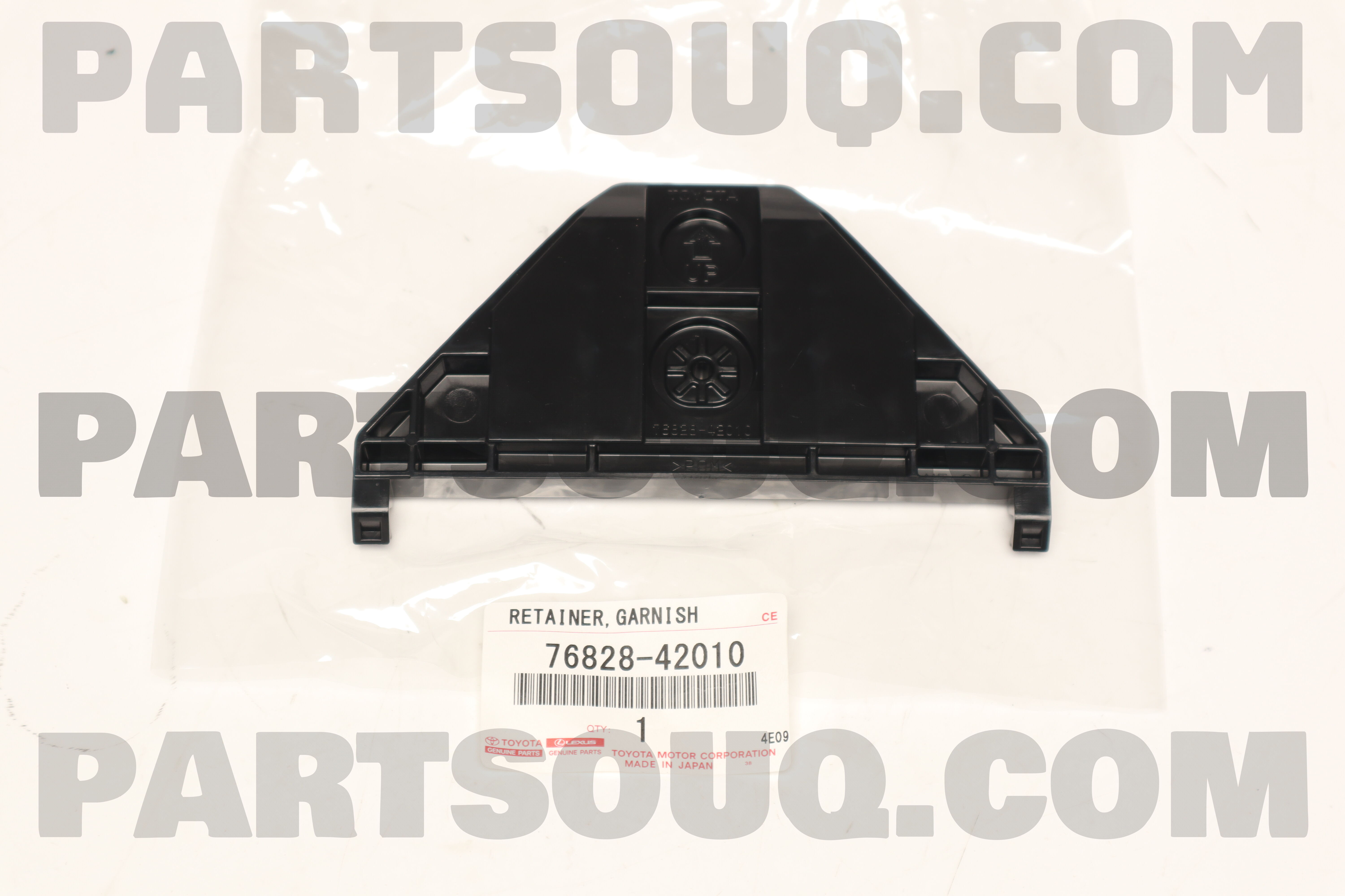 GARNISH SUB-ASSY, BACK DOOR, OUTSIDE 7681142906 | Toyota