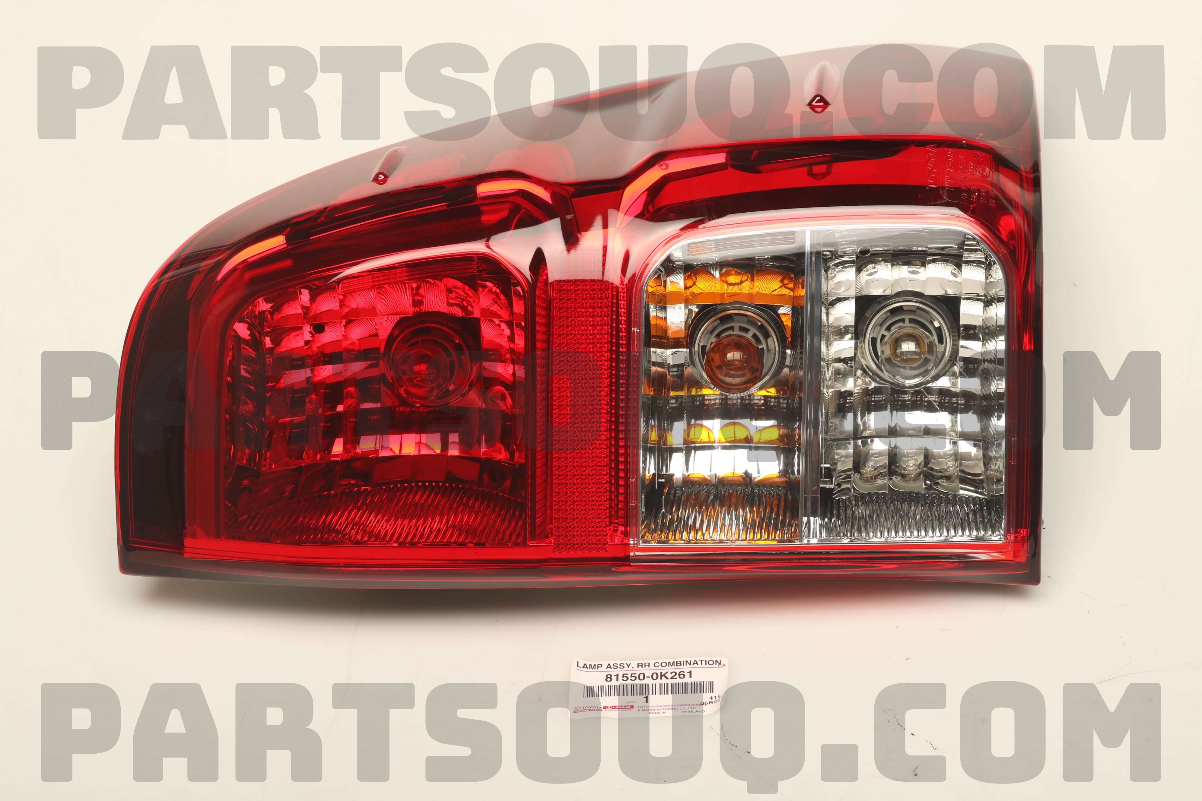 LAMP ASSY, RR COMBINATION, RH 815500K261 | Toyota Parts | PartSouq