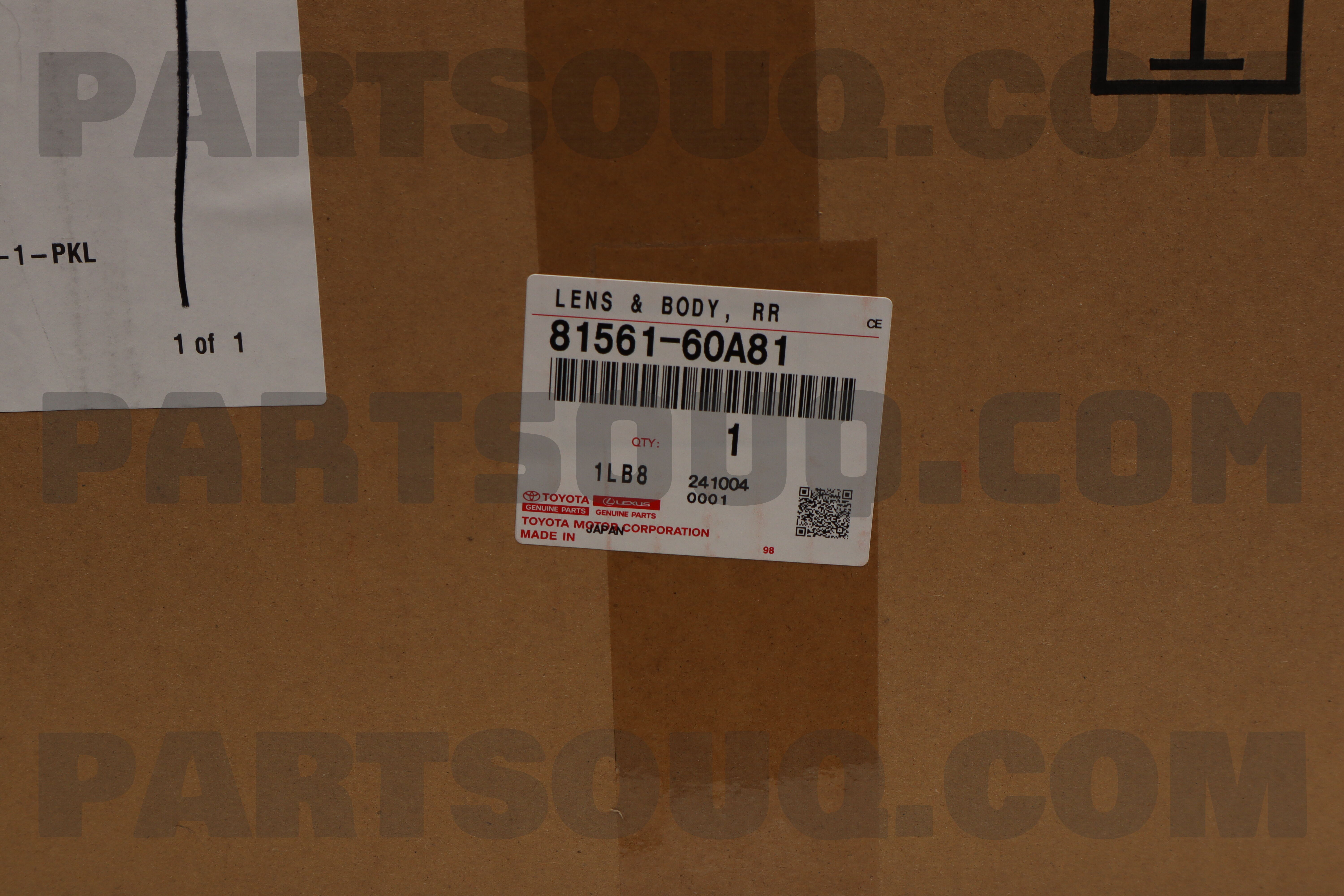 LENS & BODY RR 8156160A81 | Toyota Parts | PartSouq