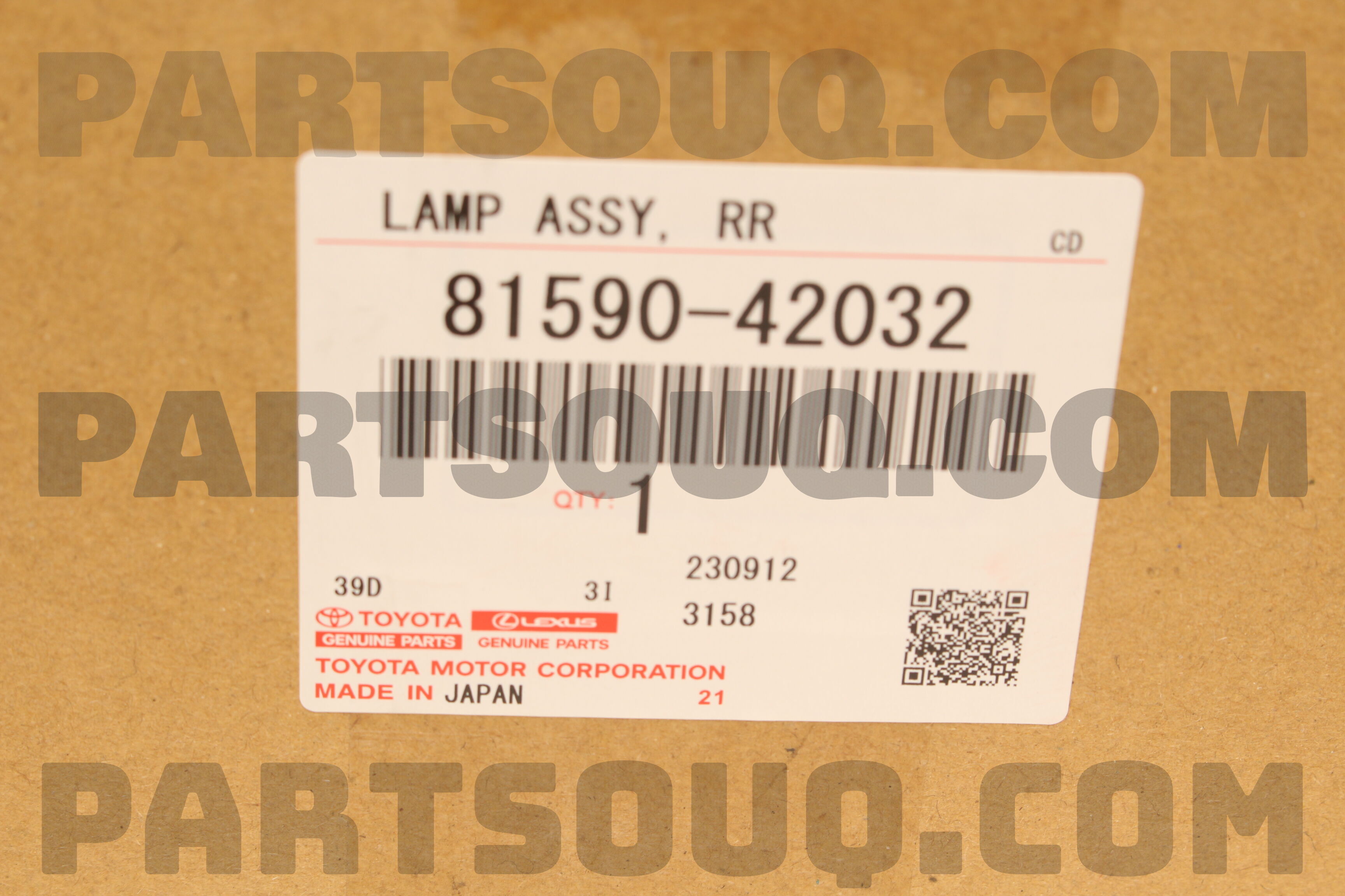 LAMP ASSY RR LH 8159042031 | Toyota Parts | PartSouq