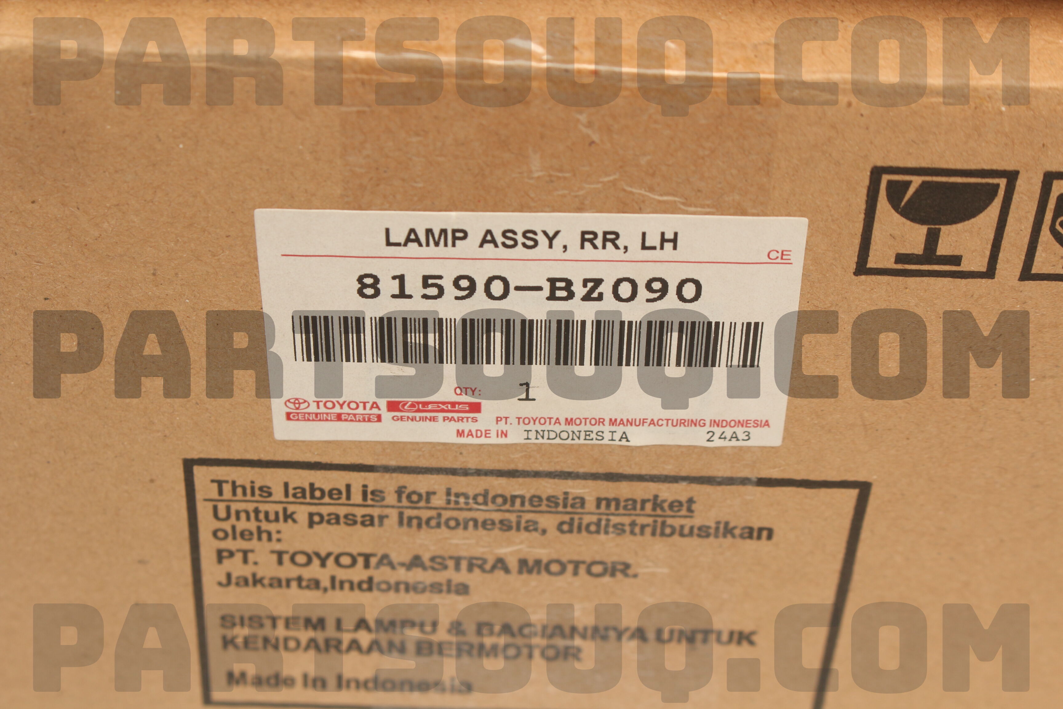 y*a様 TOYOTA (トヨタ) 純正部品 LAMP ASSY, RR, LH - メルカリ