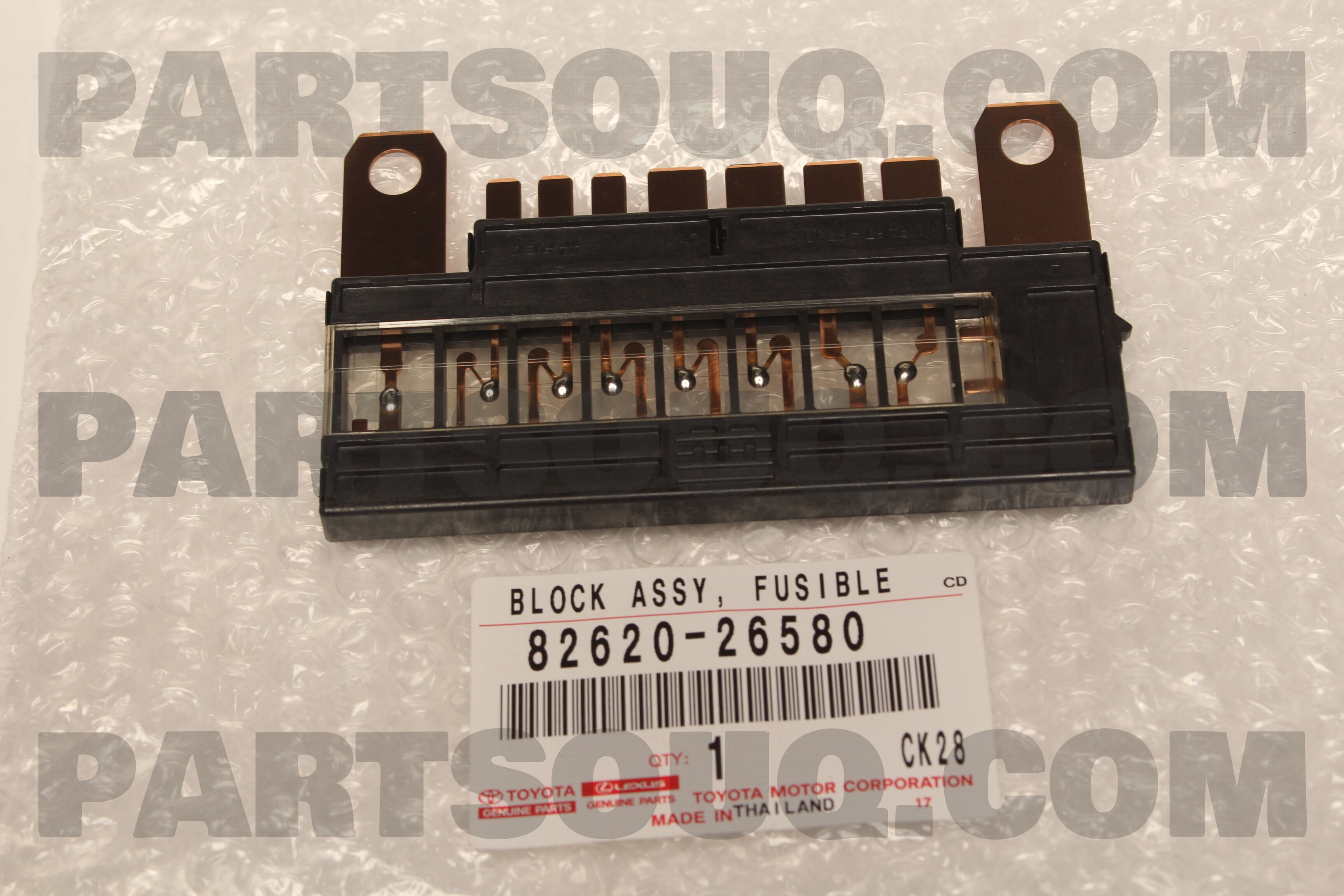 BLOCK ASSY, FUSIBLE 8262026580 | Toyota Parts | PartSouq BLOCK ASSY, FUSIBLE 8262026580 | Toyota Parts | PartSouq