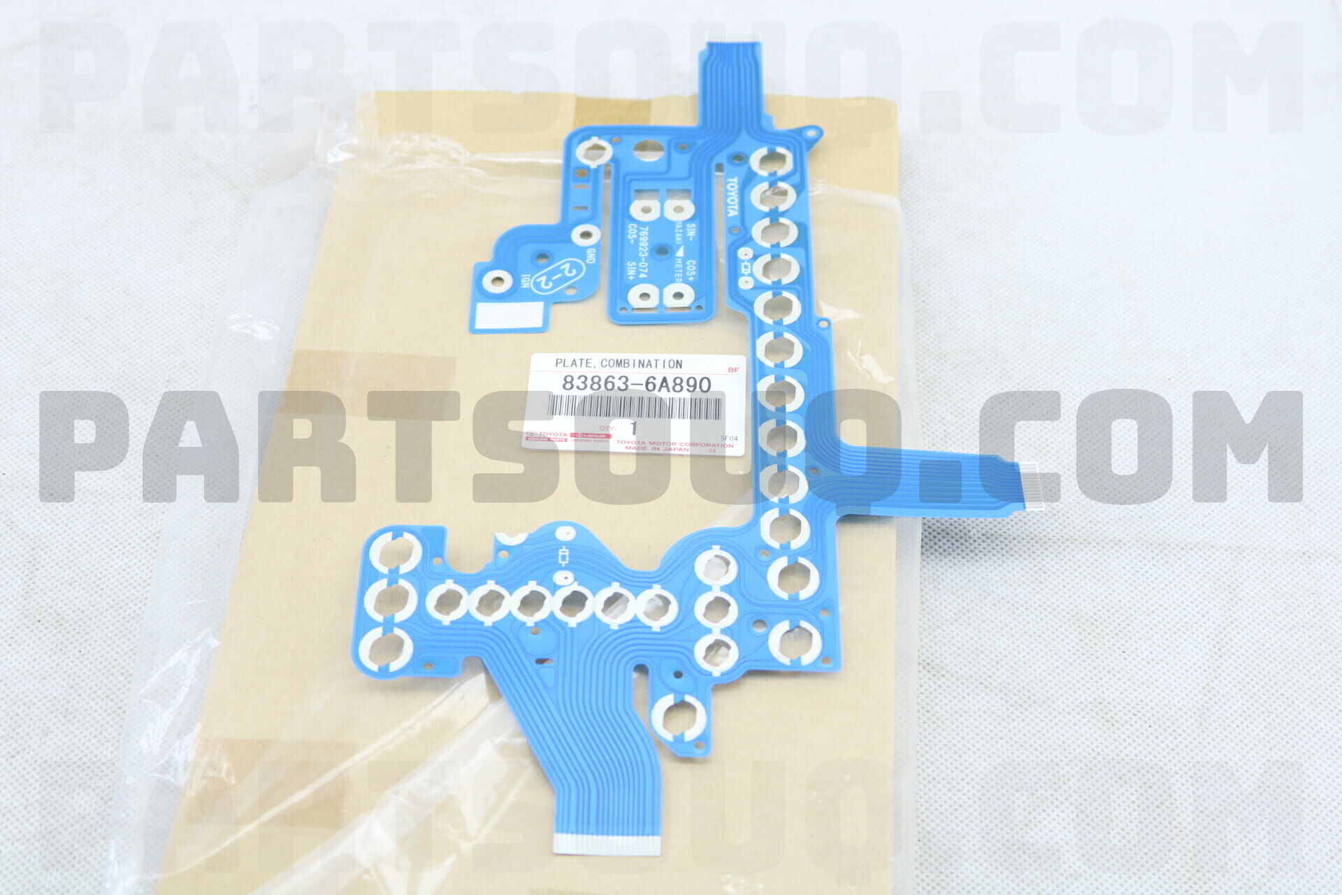 最愛 PLATE, PartSouq | Parts Toyota | 838636A890 NO.2 CIRCUIT, METER その他