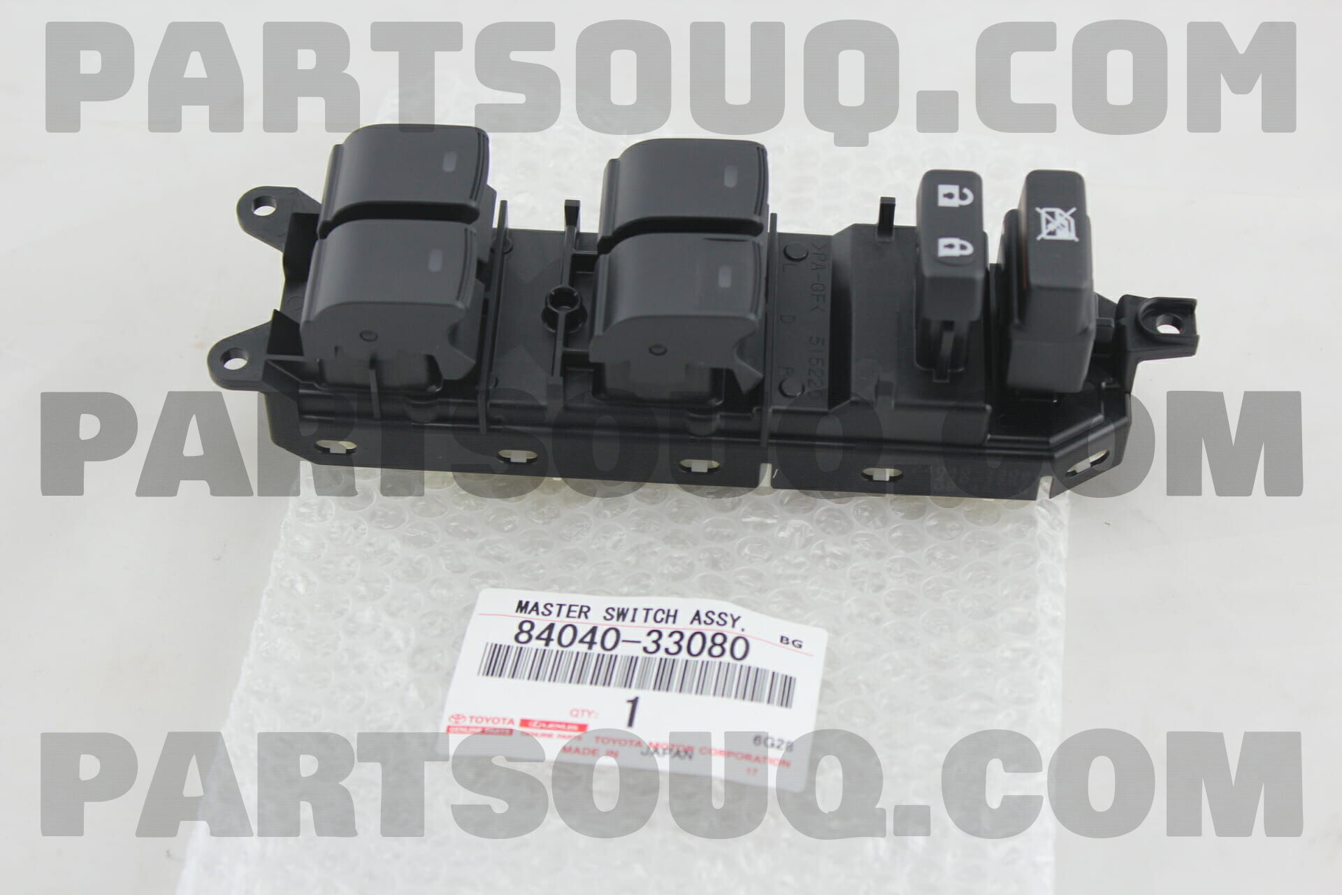 MASTER SWITCH ASSY, POWER WINDOW REGULATOR 8404033080 | Toyota