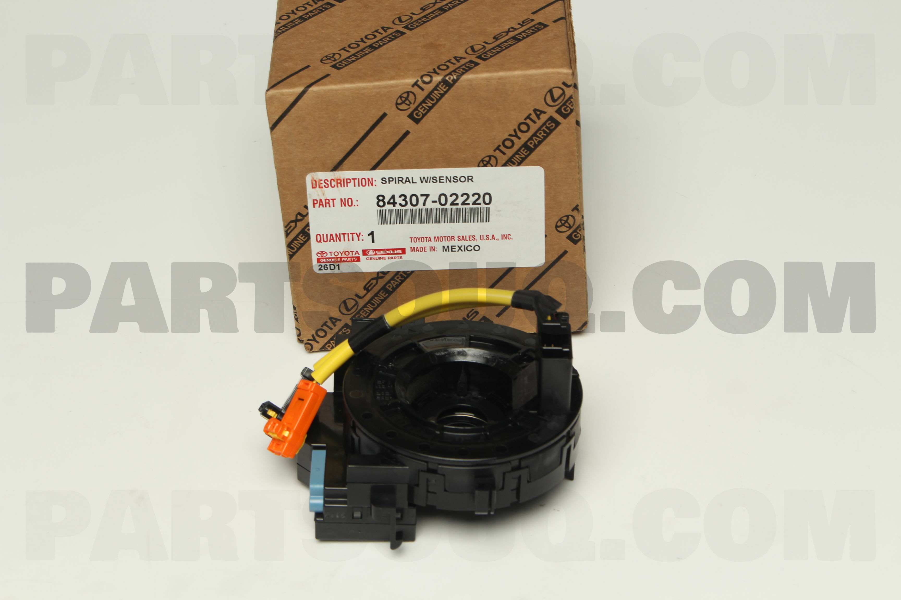 CABLE SUB-ASSY, SPIRAL W/SENSOR 8430702220 | Toyota Parts
