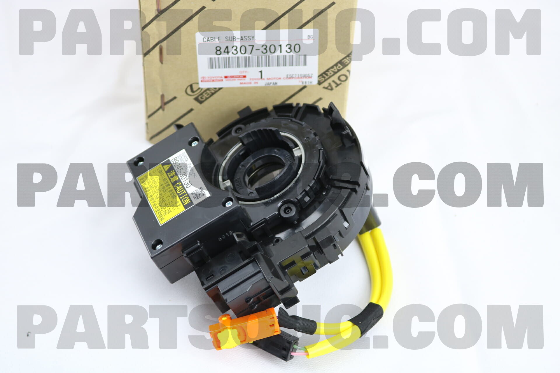 CABLE SUB-ASSY, SPIRAL W/SENSOR 8430730130 | Toyota Parts | PartSouq