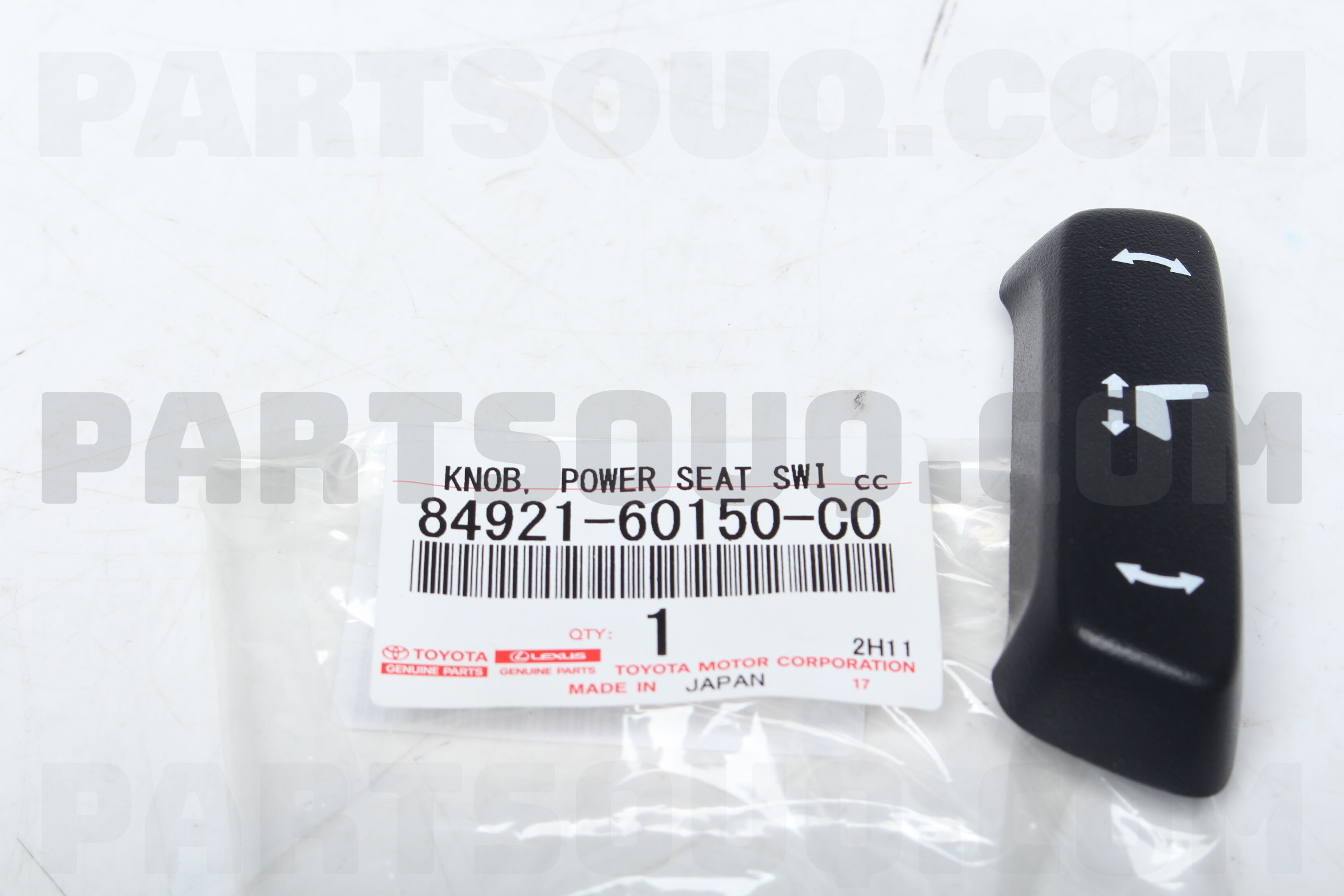 KNOB, POWER SEAT SWITCH (FOR SLIDE & VERTICAL) 8492160150C0