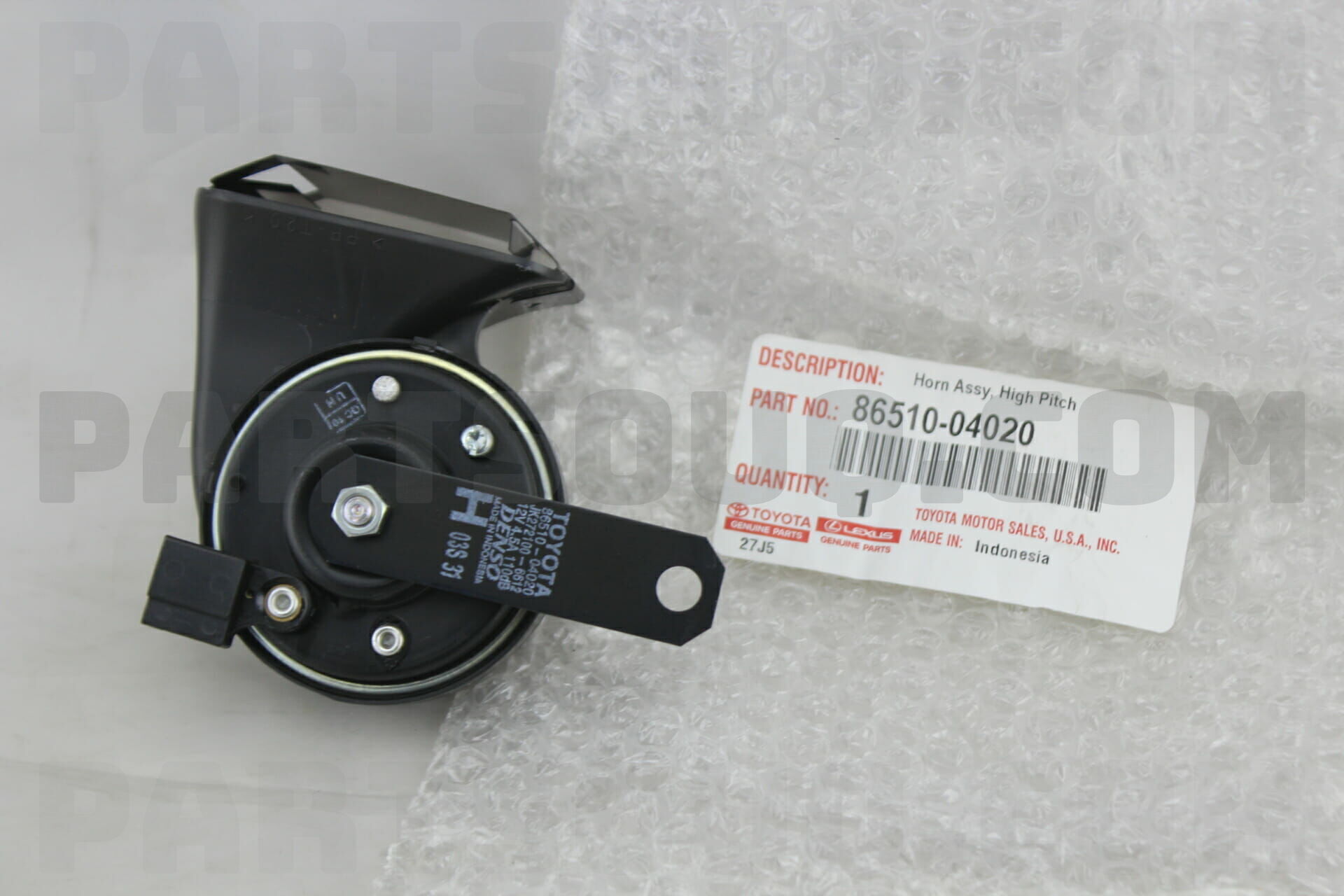 HORN ASSY, HIGH PITCHED 8651004020 | Toyota Parts | PartSouq