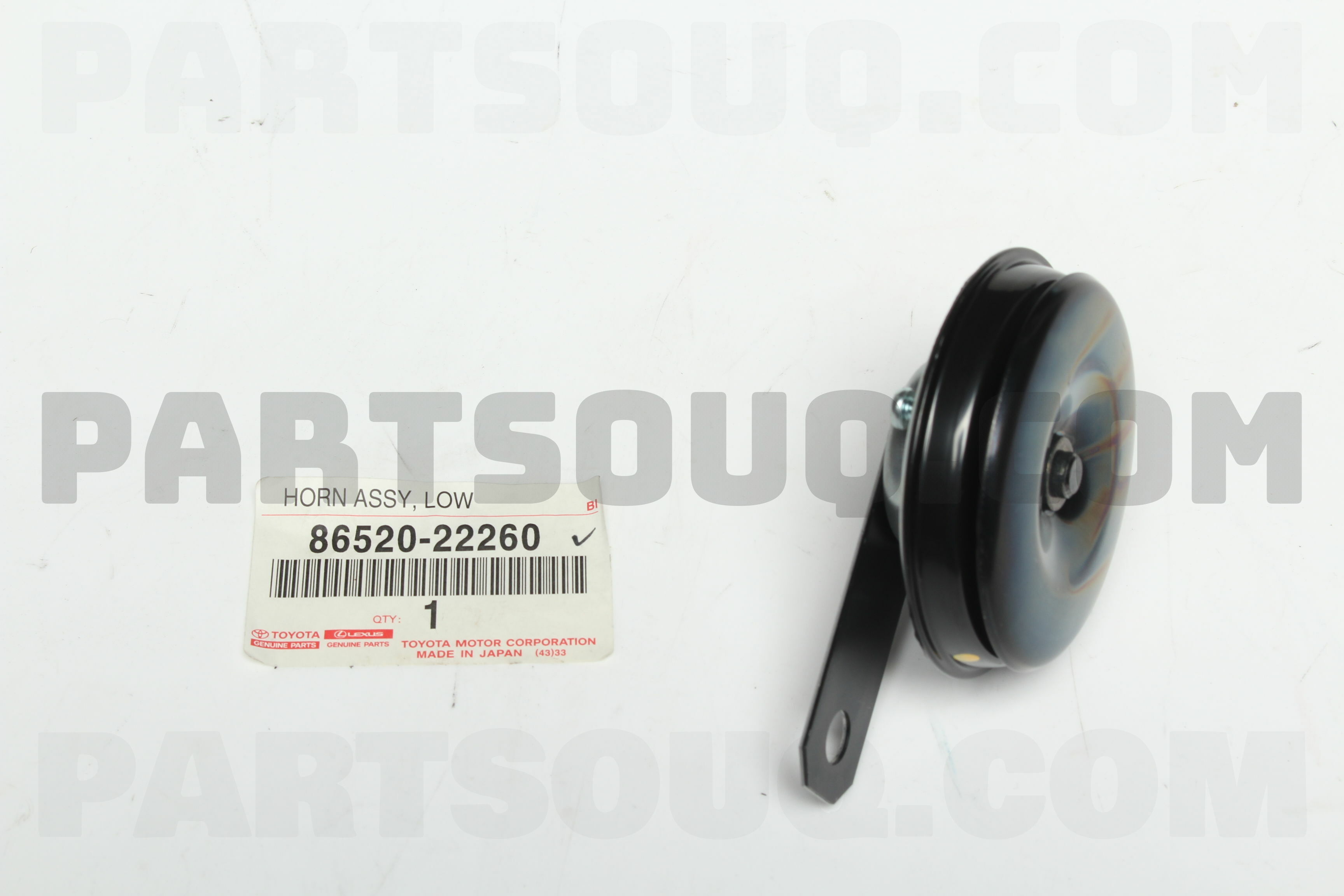 HORN ASSY, LOW PITCHED 8652022260 | Toyota Parts | PartSouq