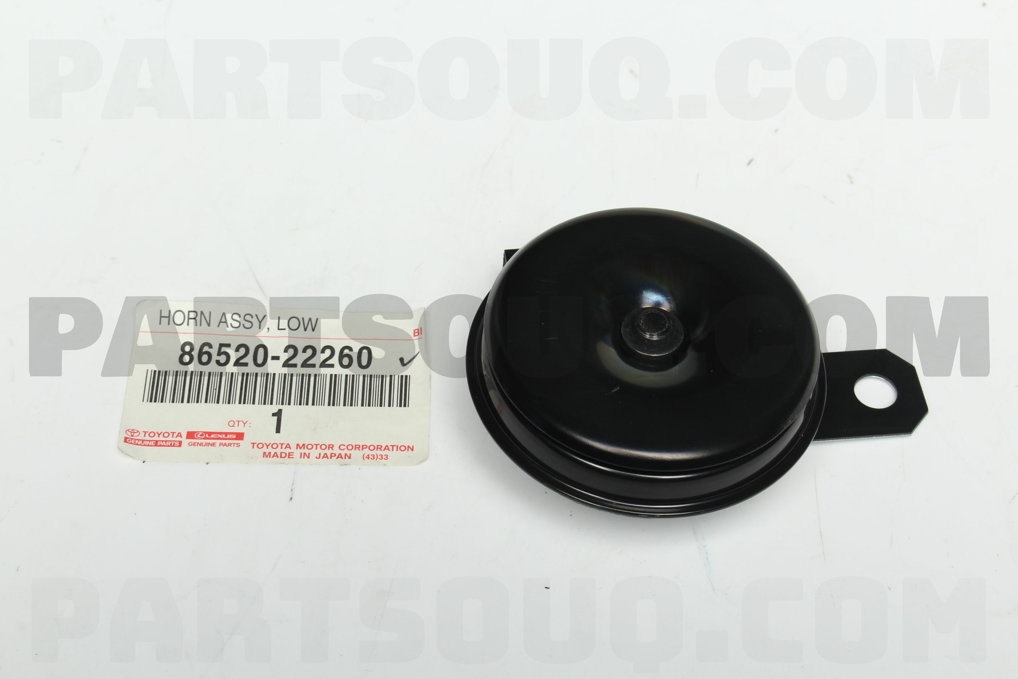 HORN ASSY, LOW PITCHED 8652022260 | Toyota Parts | PartSouq