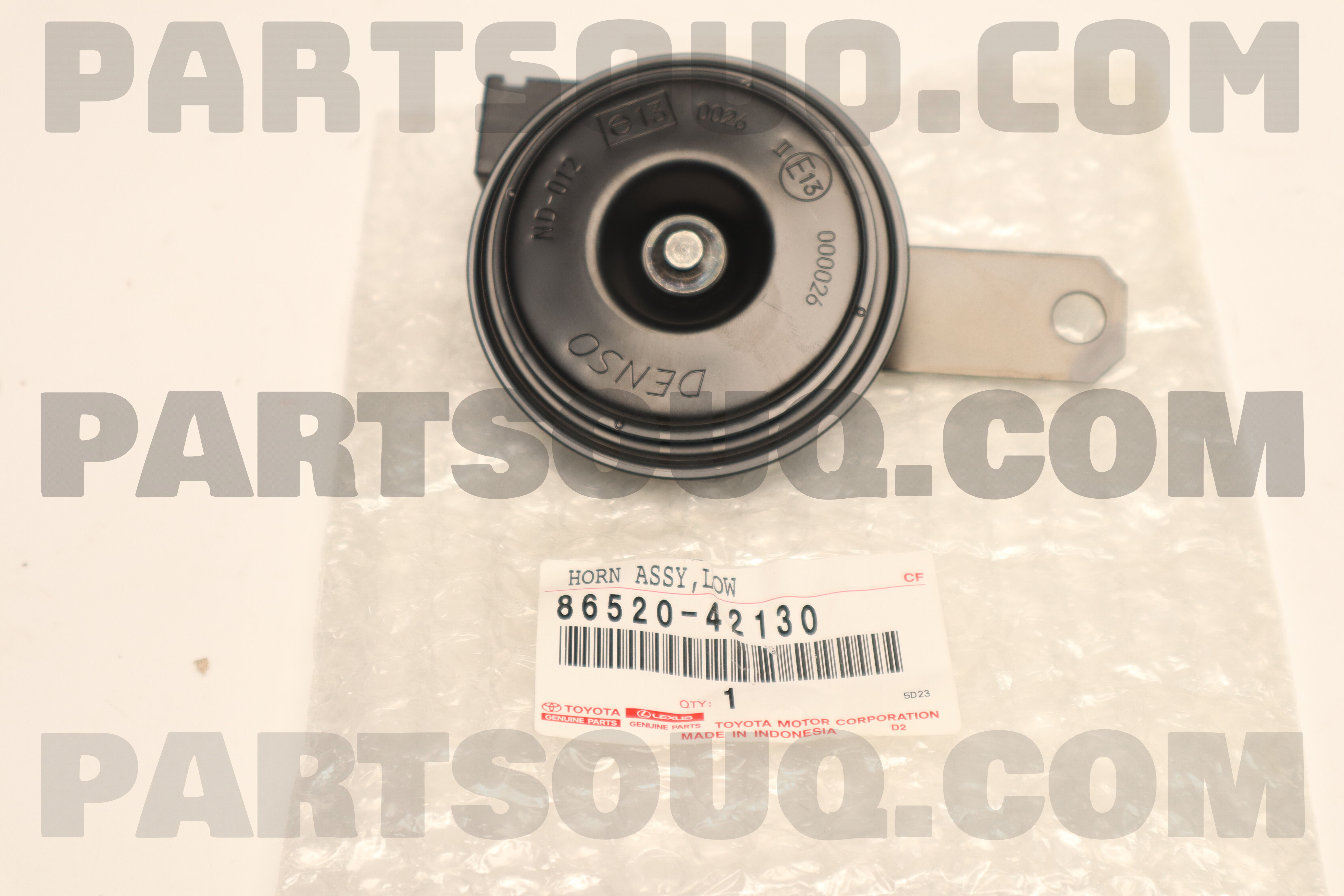 HORN ASSY, LOW PITCHED 8652060240 | Toyota Parts | PartSouq