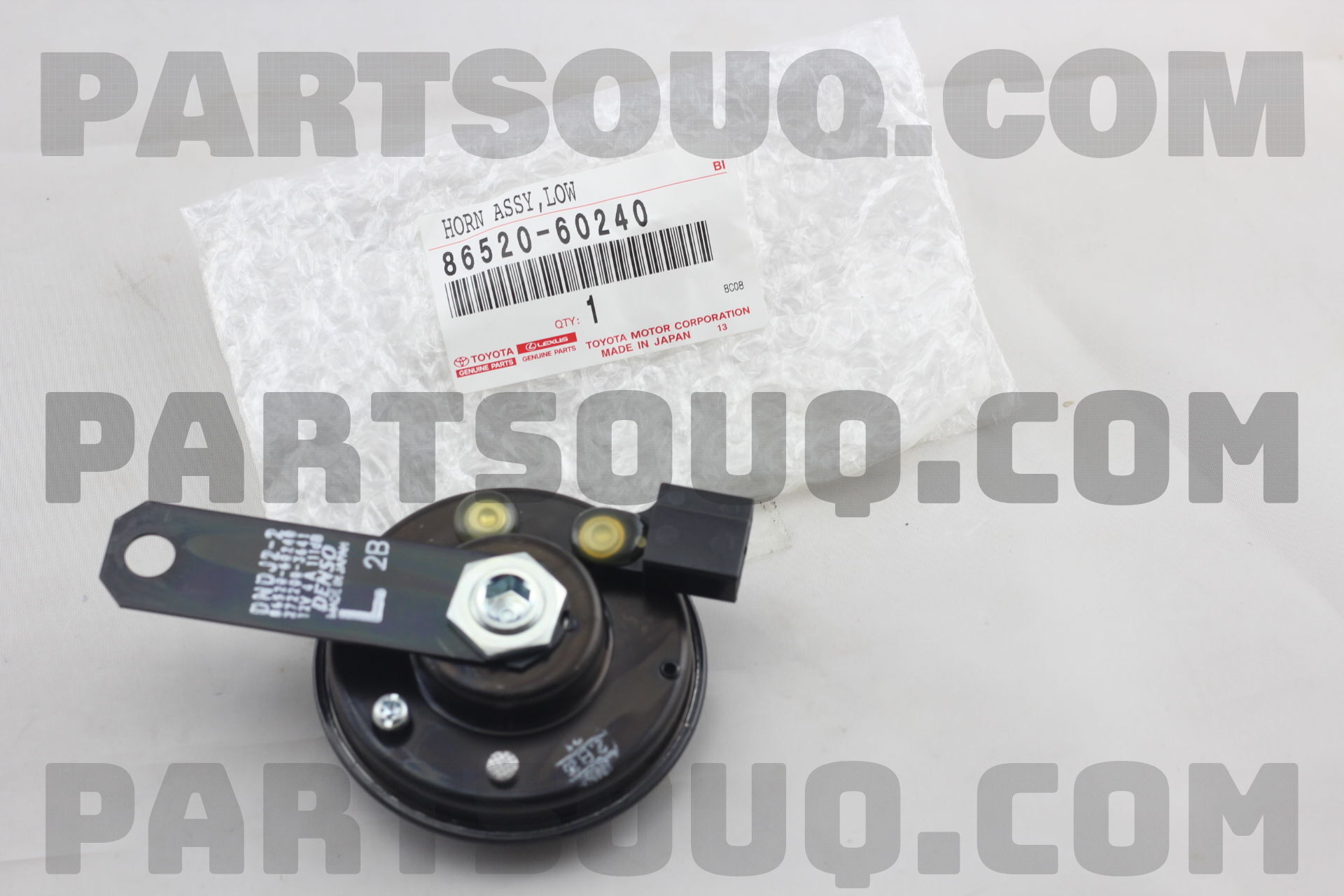 HORN ASSY, LOW PITCHED 8652060240 | Toyota Parts | PartSouq