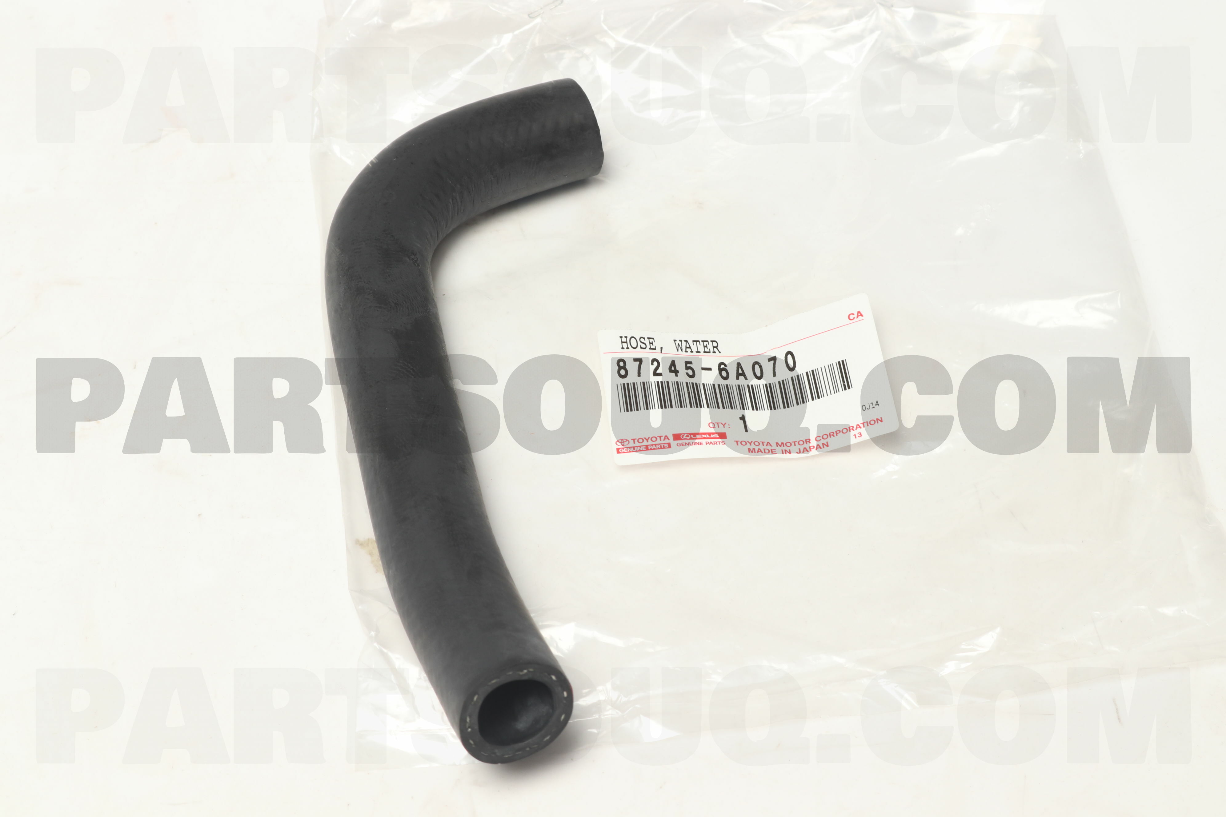 OUTLET B HEATER WATER 87245-6A190 Toyota OEM Genuine HOSE