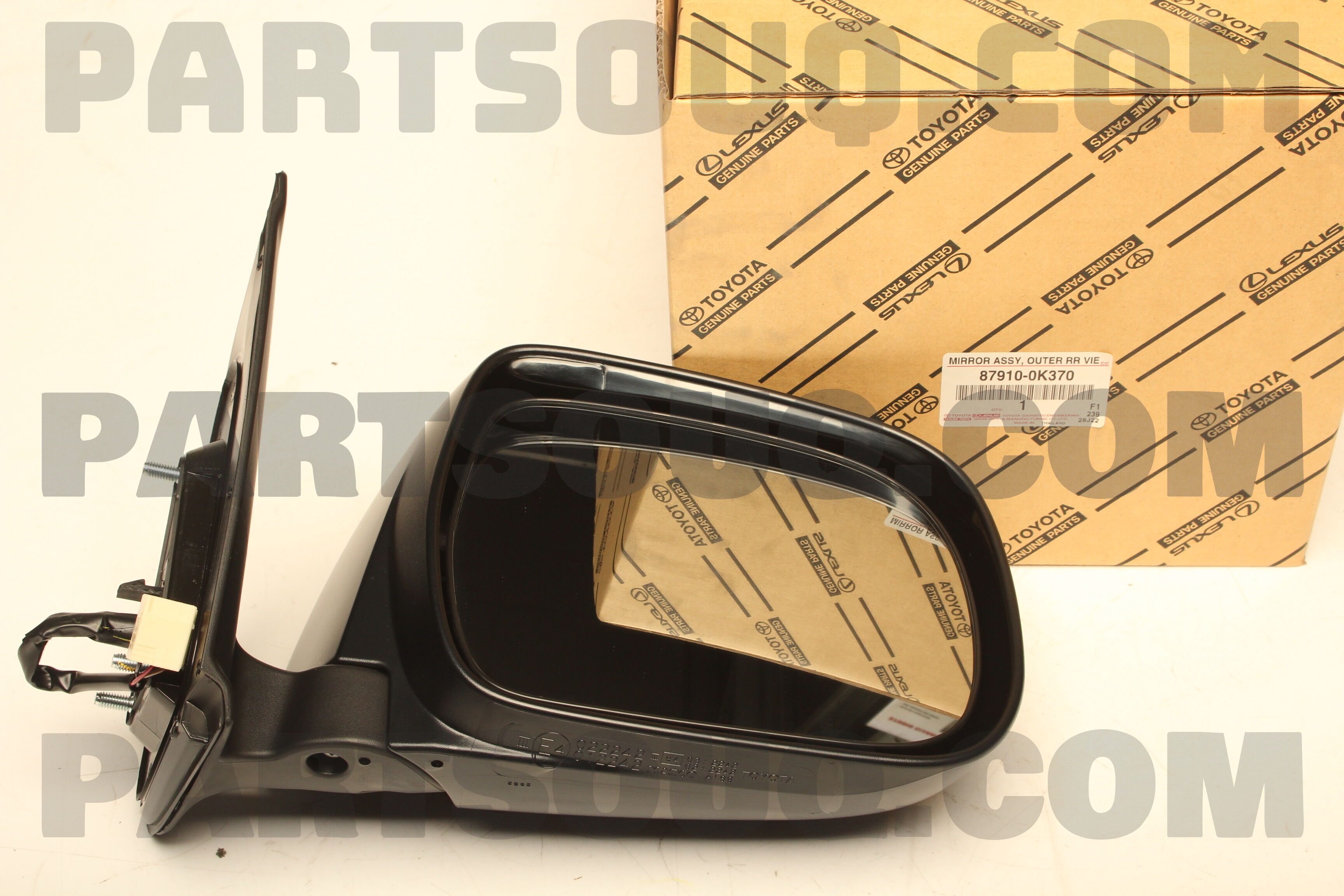 MIRROR ASSY, OUTER REAR VIEW, RH 879100K370 | Toyota Parts | PartSouq
