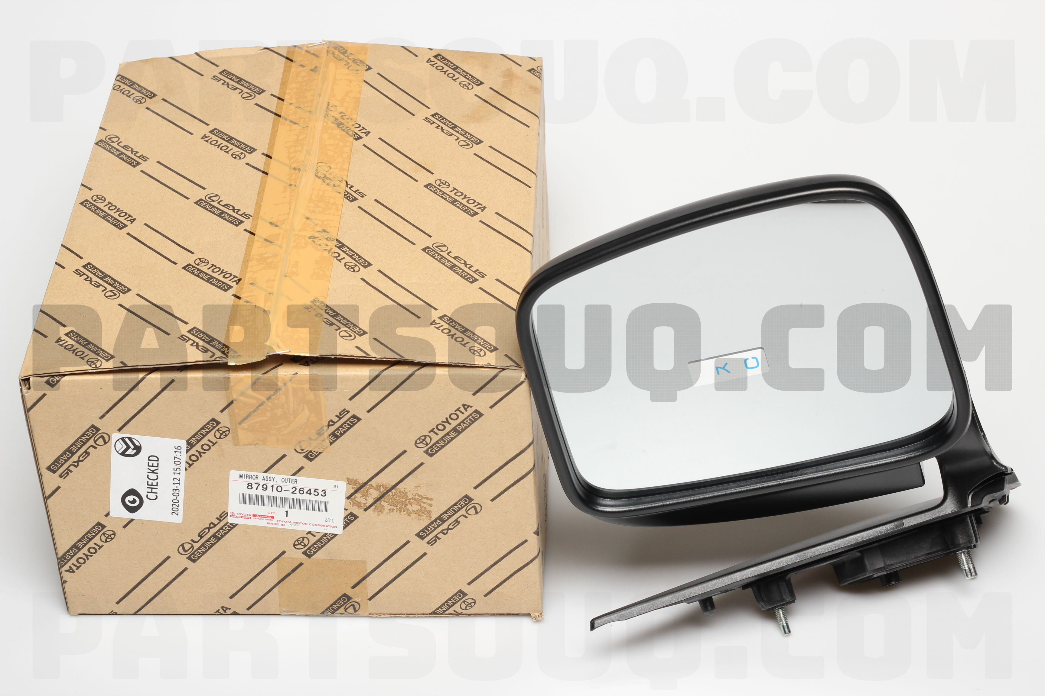 MIRROR ASSY, OUTER REAR VIEW, RH 8791026452 | Toyota Parts