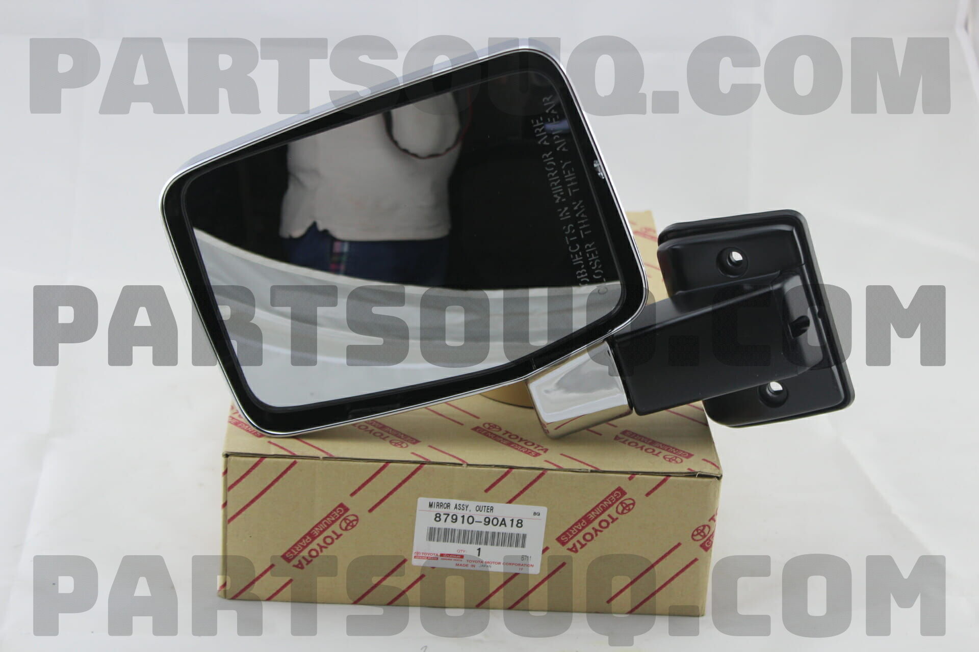 au様290×230×75 270×200×70 MIRROR ASSY, OUTER REAR VIEW, RH 8791090A18 | Toyota Repuestos