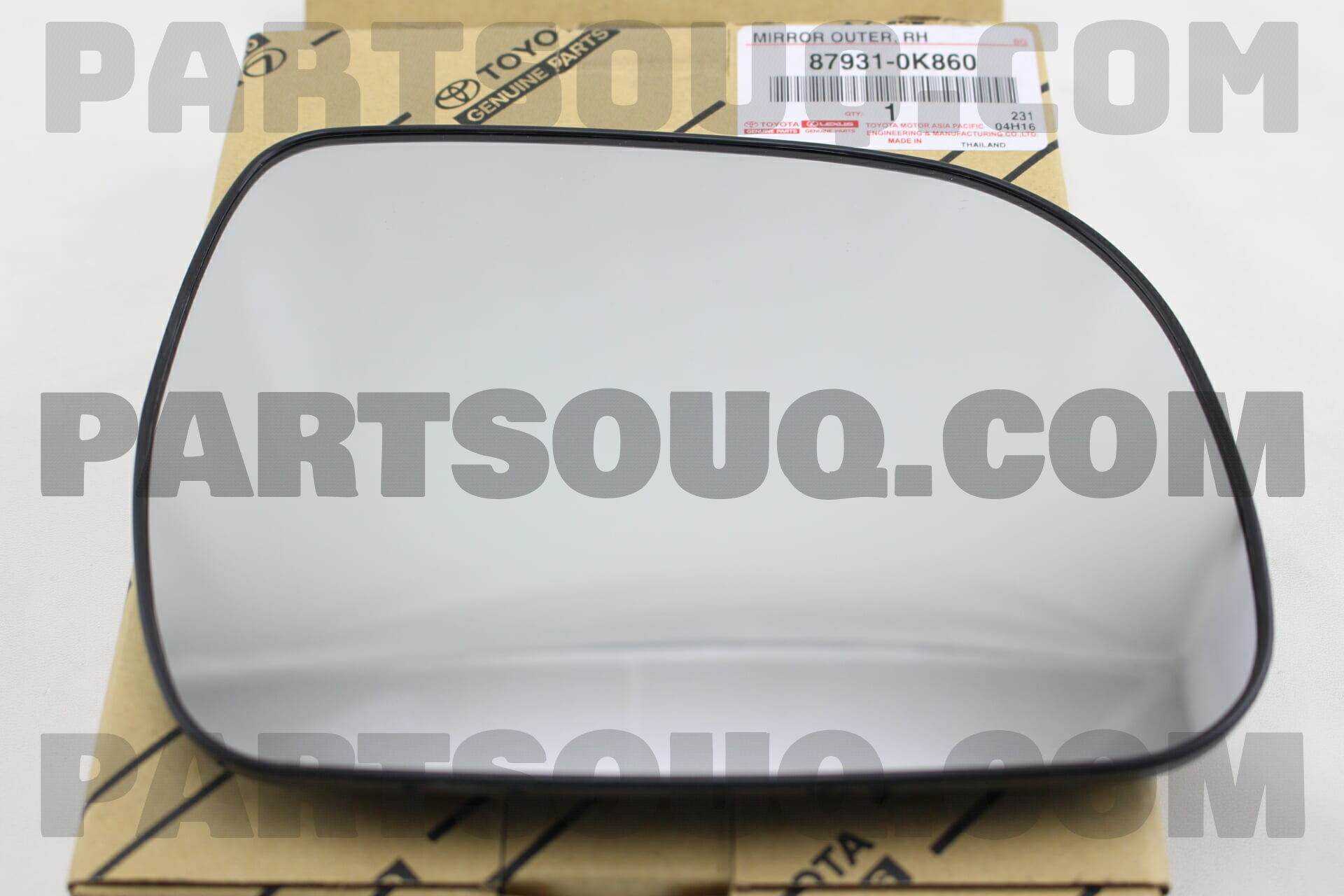 OUTER MIRROR, RH 879310K860 | Toyota Parts | PartSouq