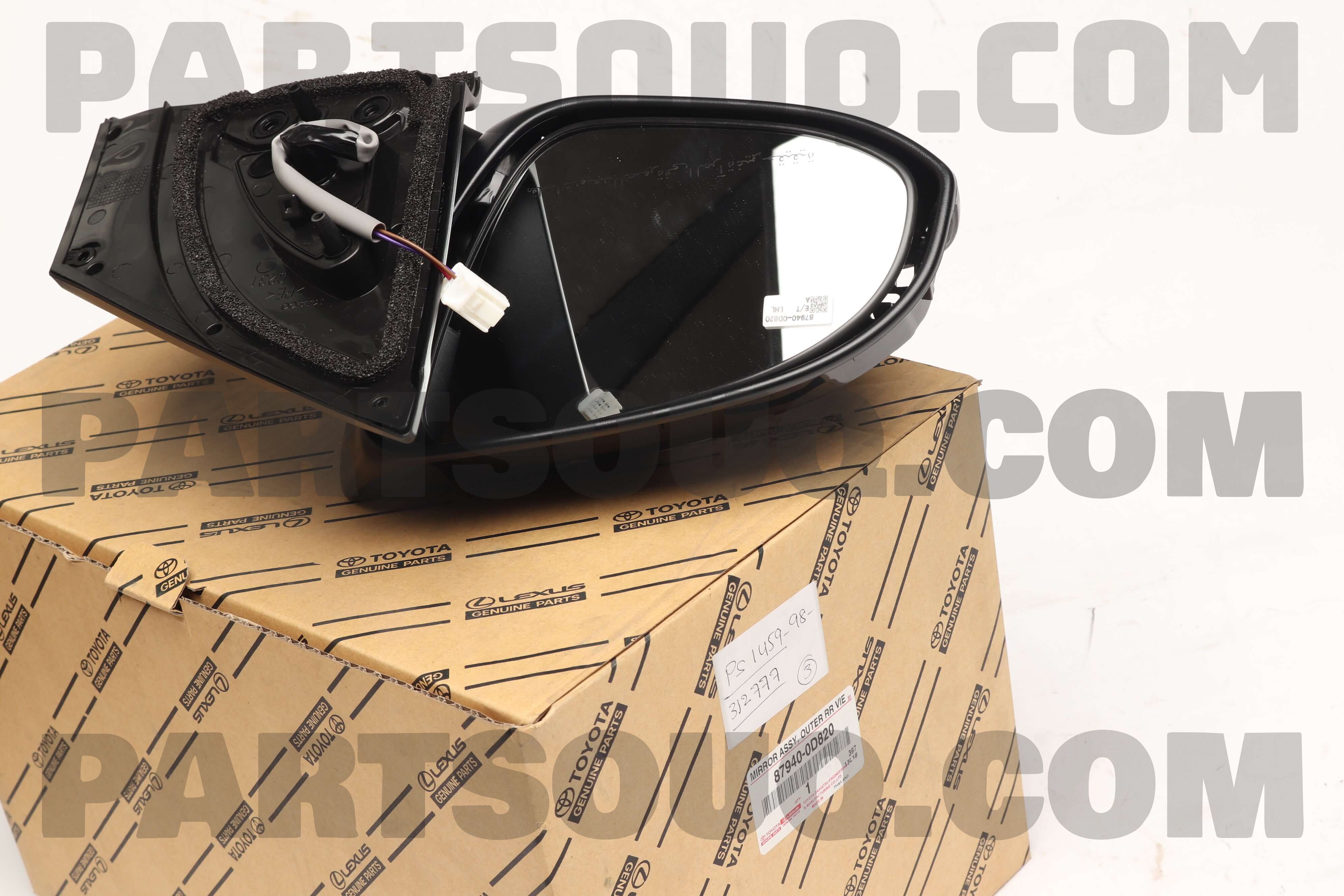 Qiio様2口目 MIRROR ASSY, OUTER REAR VIEW, LH 879400D820 | Toyota Parts | PartSouq