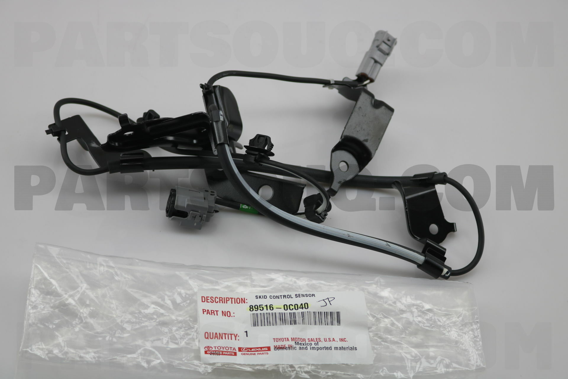 ざーき 89516-48040 Genuine Toyota Wire, Skid Control Sensor