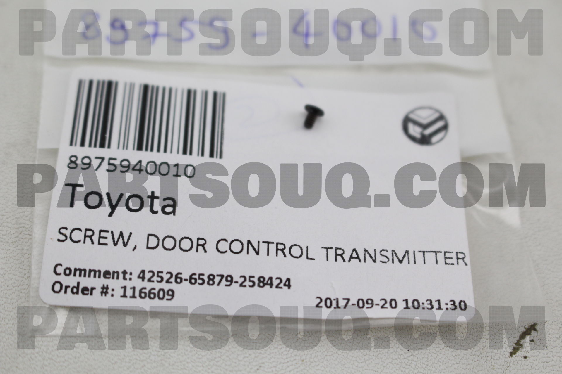 8097540 SCREW, DOOR CONTROL TRANSMITTER 8975940010 | Toyota Parts | PartSouq