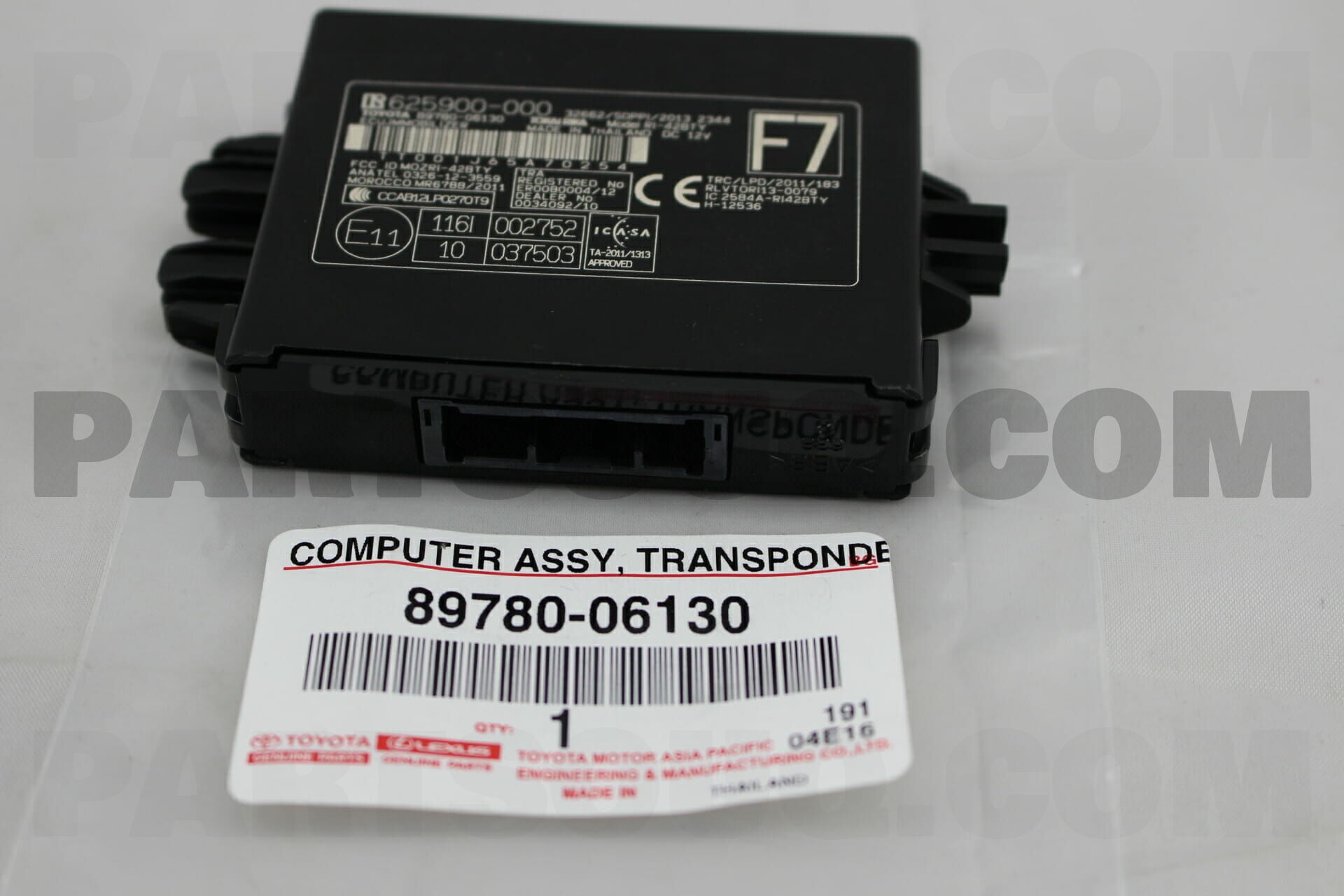 COMPUTER ASSY 8978006130 | Toyota Parts | PartSouq