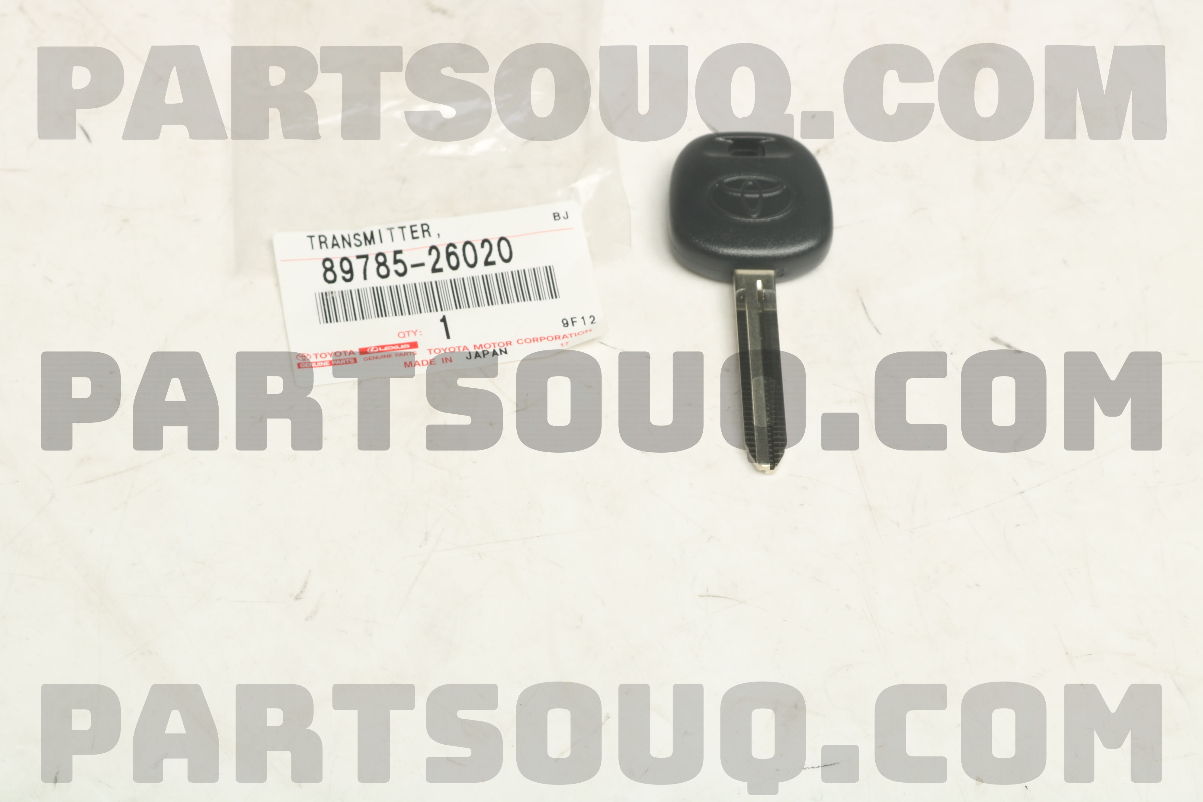 Genuine Toyota Camry Sedan MCV36 Transponder Master Key Blank Uncoded