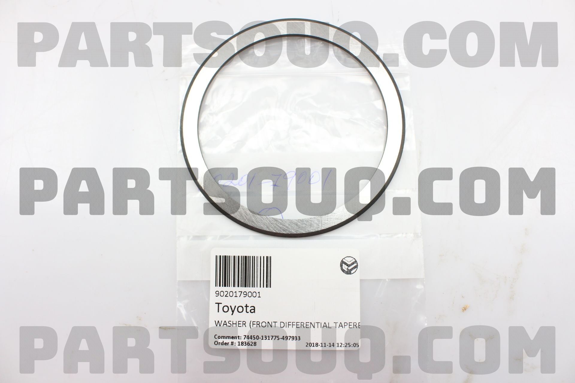 WASHER (FRONT DIFFERENTIAL TAPERED ROLLER BEARING) 9020179001 | Toyota ...