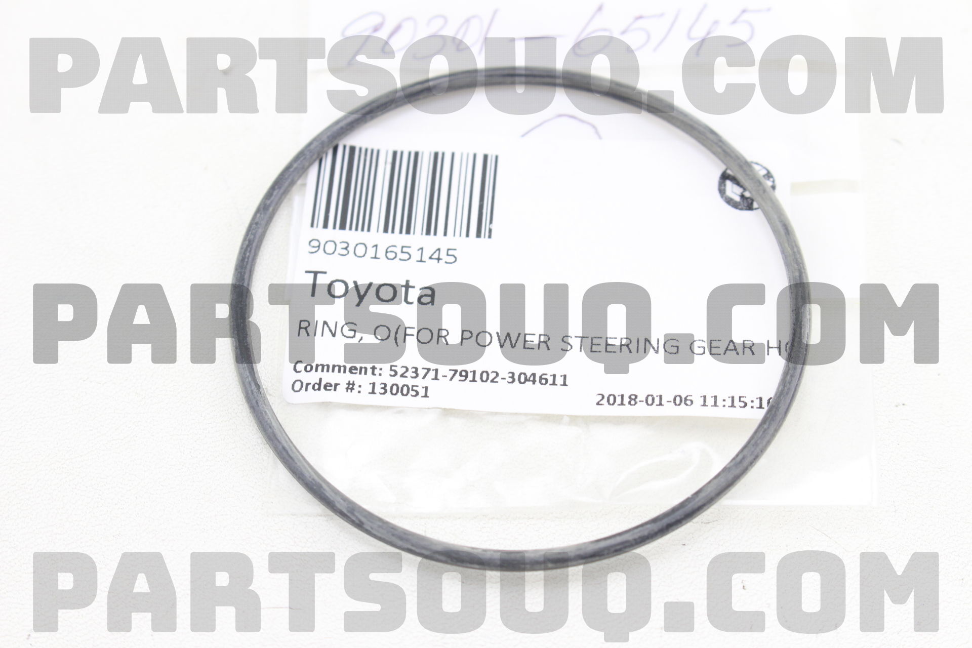 RING, O(FOR POWER STEERING GEAR HOUSING) 9030165145 | Toyota Parts ...