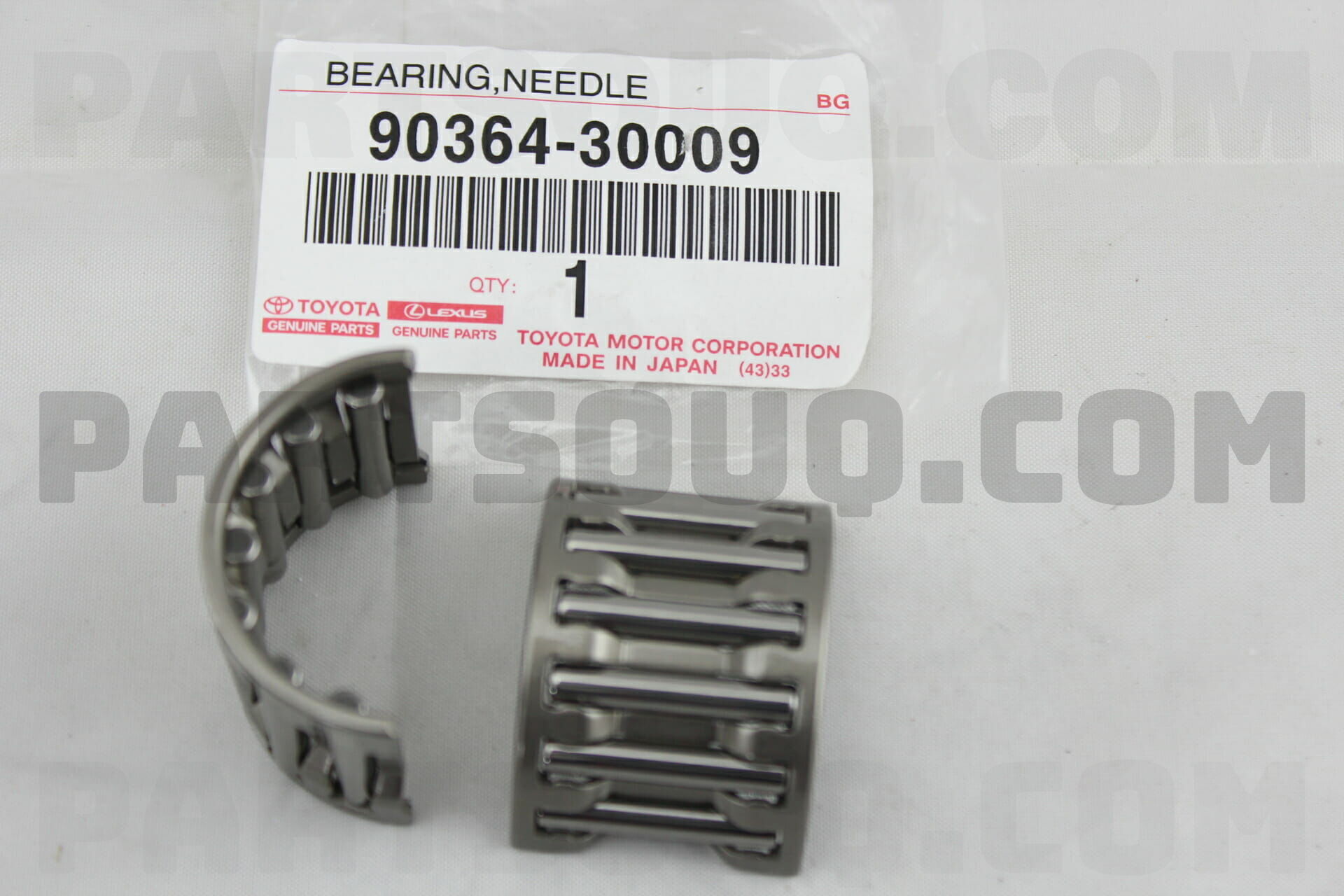 BEARING (FOR COUNTER 5TH GEAR) 9036430009 | Toyota Parts