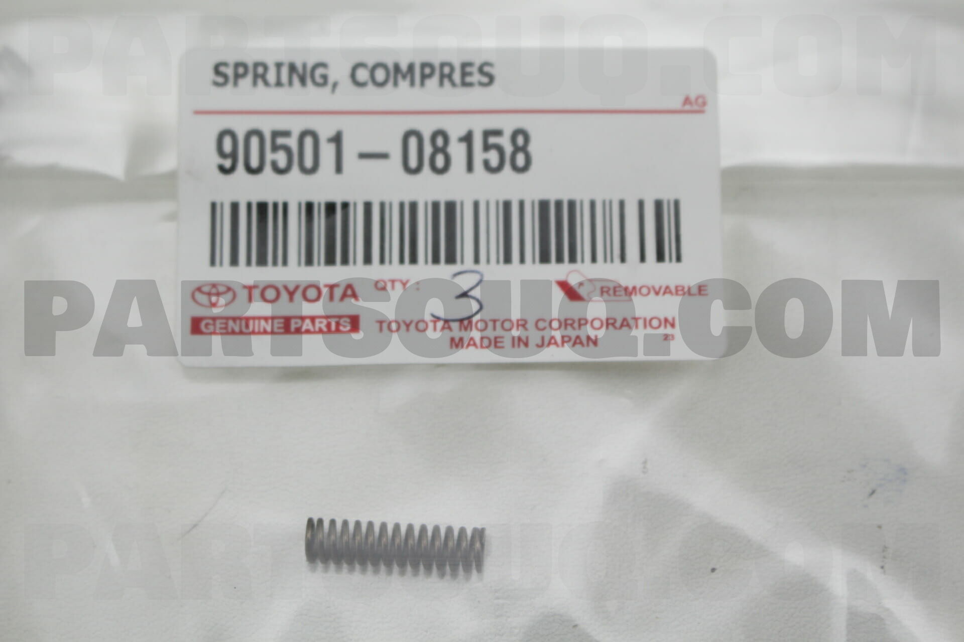 超特価激安 SPRING, COMPRESSION 9050108158 | Toyota Parts | PartSouq パーツ