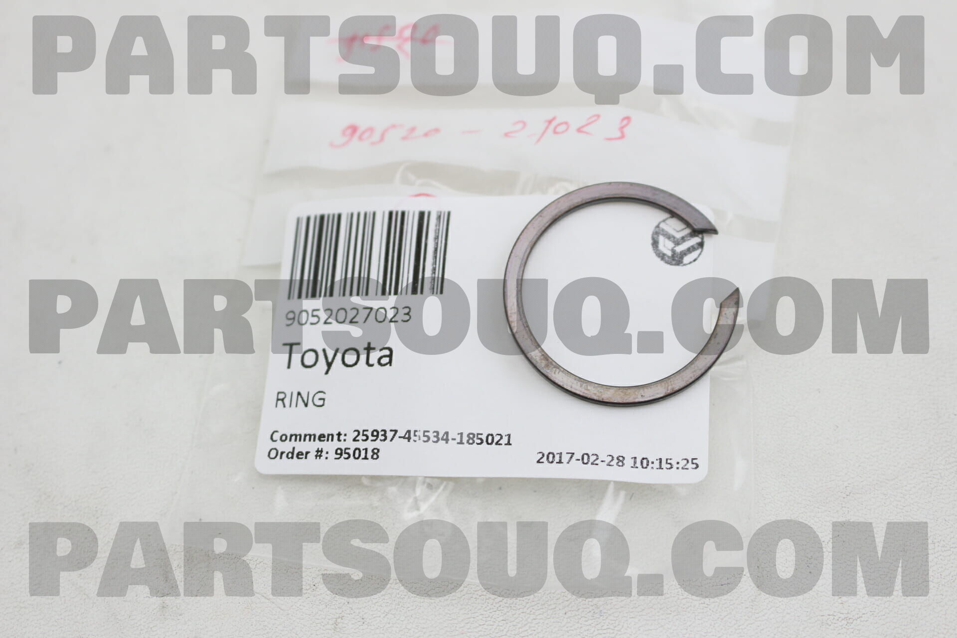 RING, DRIVE SHAFT SNAP, RH/LH 9052027023 | Toyota Parts | PartSouq
