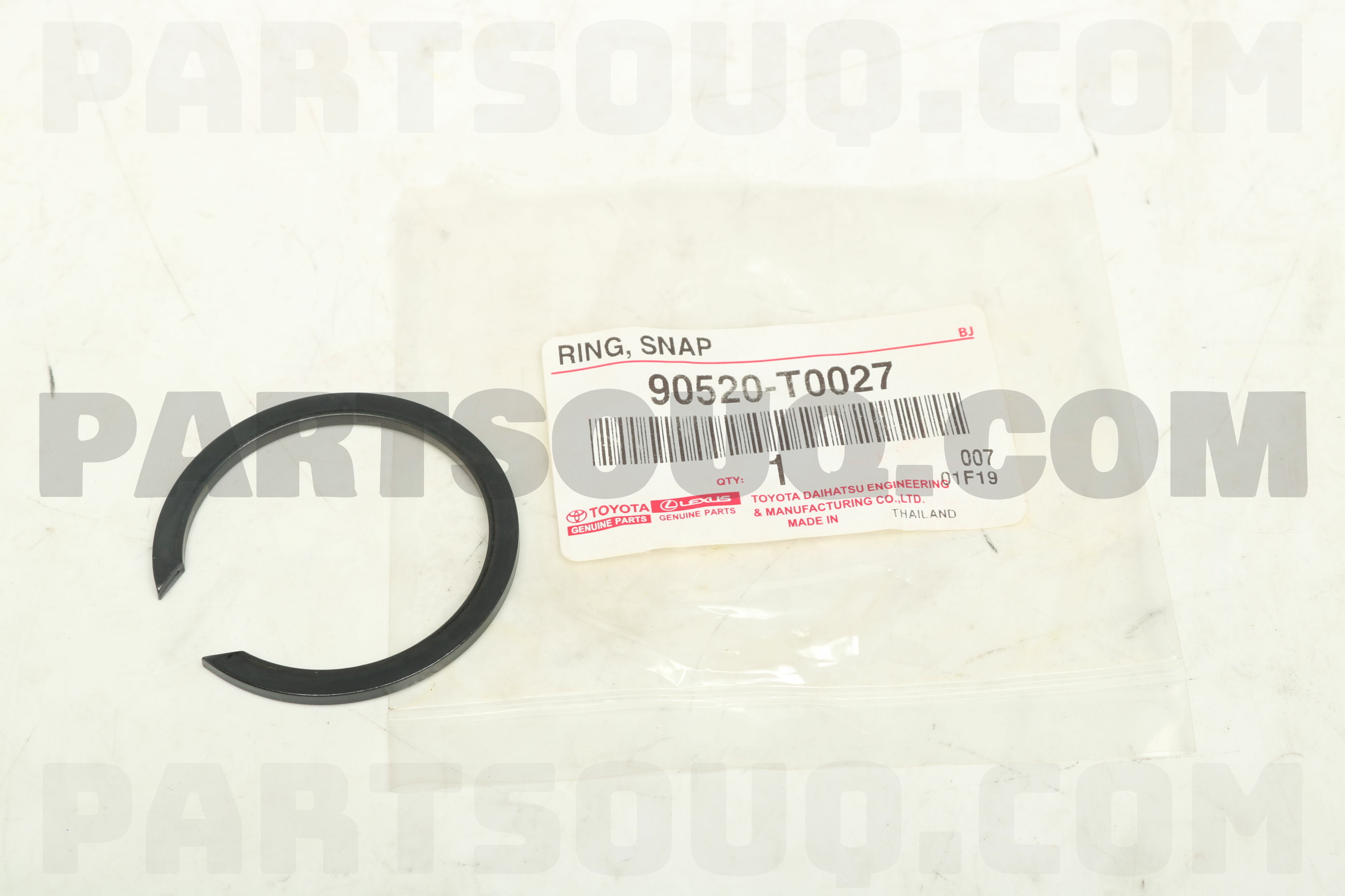 RING, SHAFT SNAP (FOR DIFFERENTIAL SIDE GEAR SHAFT RH) 90520T0027 