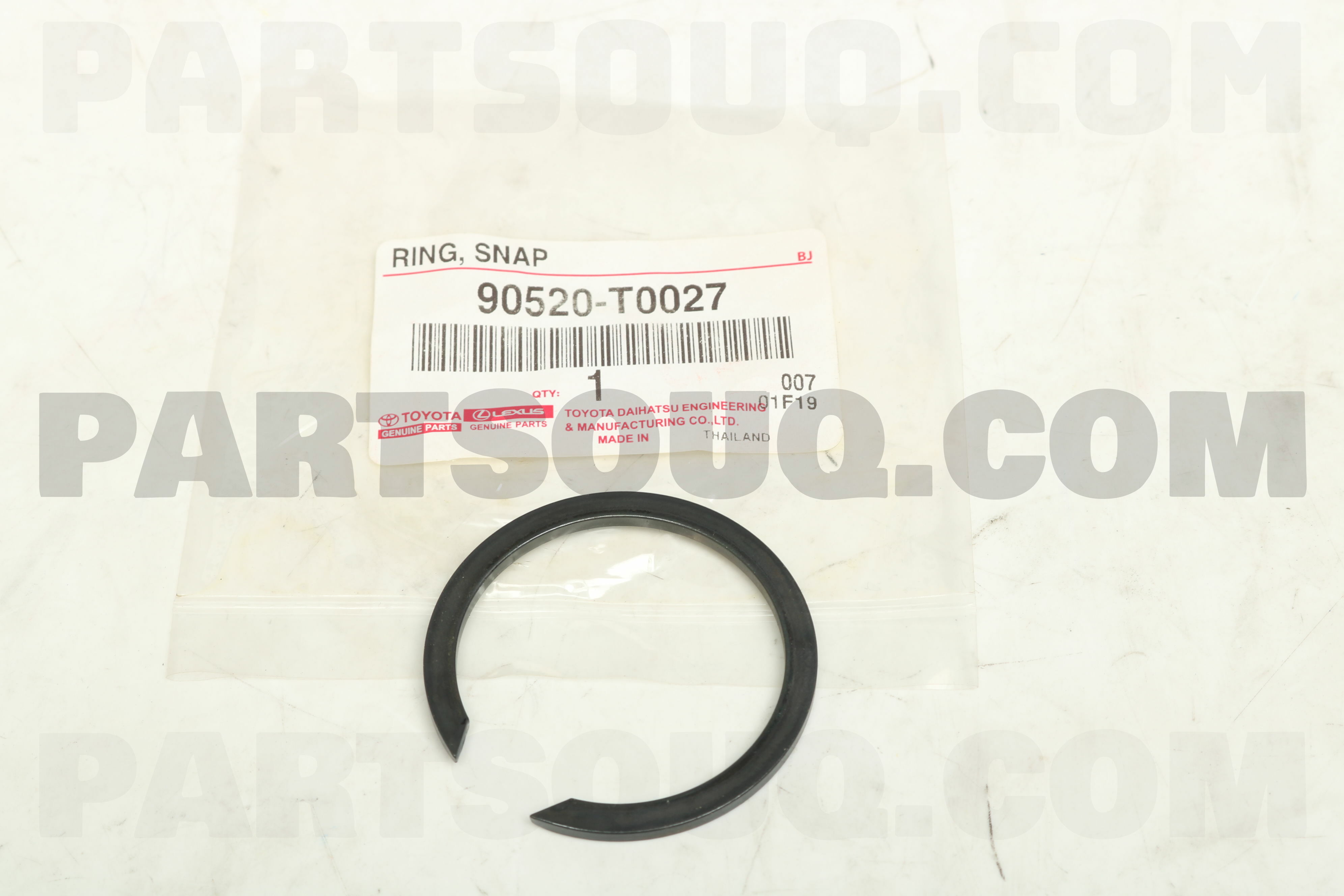 RING, SHAFT SNAP (FOR DIFFERENTIAL SIDE GEAR SHAFT RH) 90520T0027 