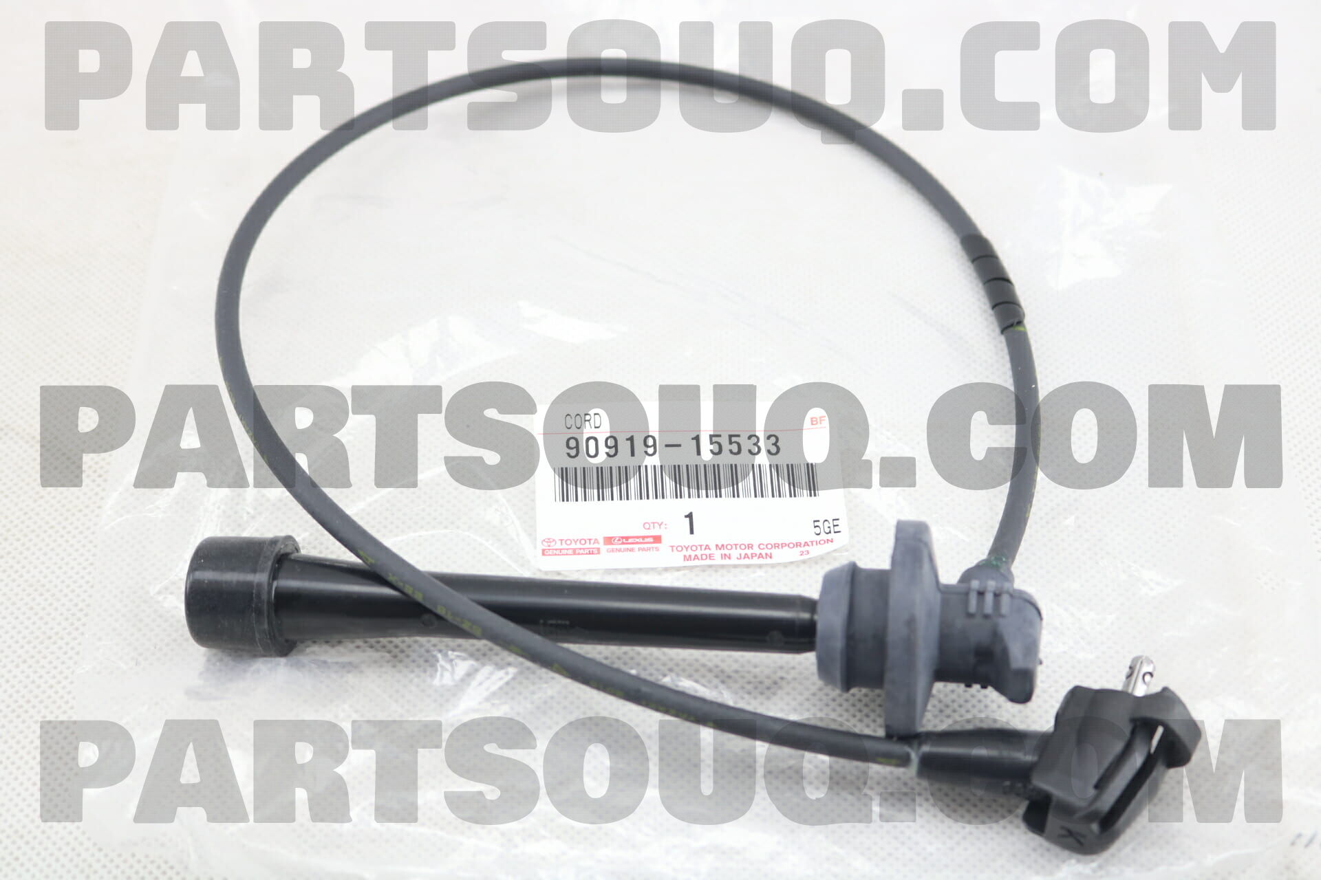 CORD, SPARK PLUG RESISTIVE, NO.4 9091915533 | Toyota Parts | PartSouq