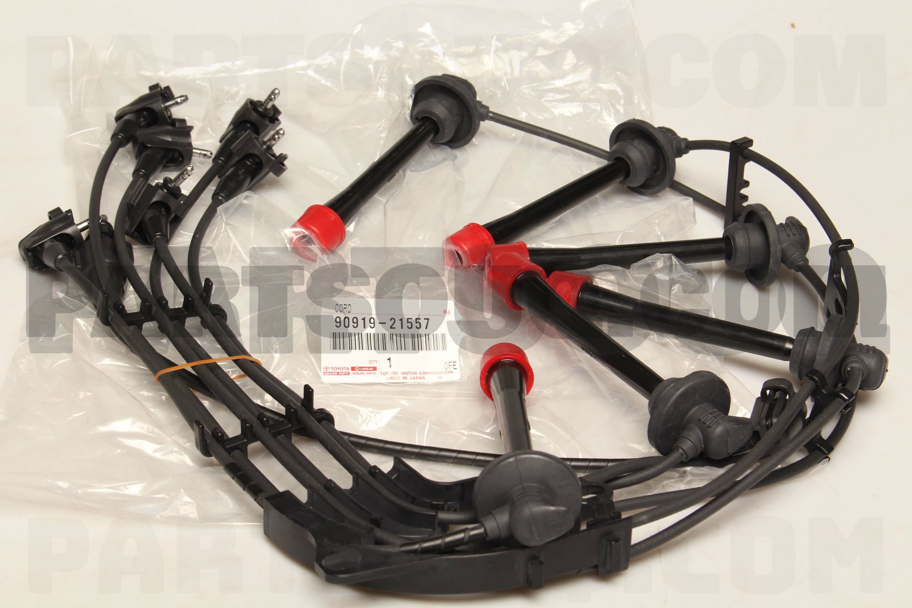 CORD SET, COIL & SPARK, W/RESISTIVE 9091921557 | Toyota