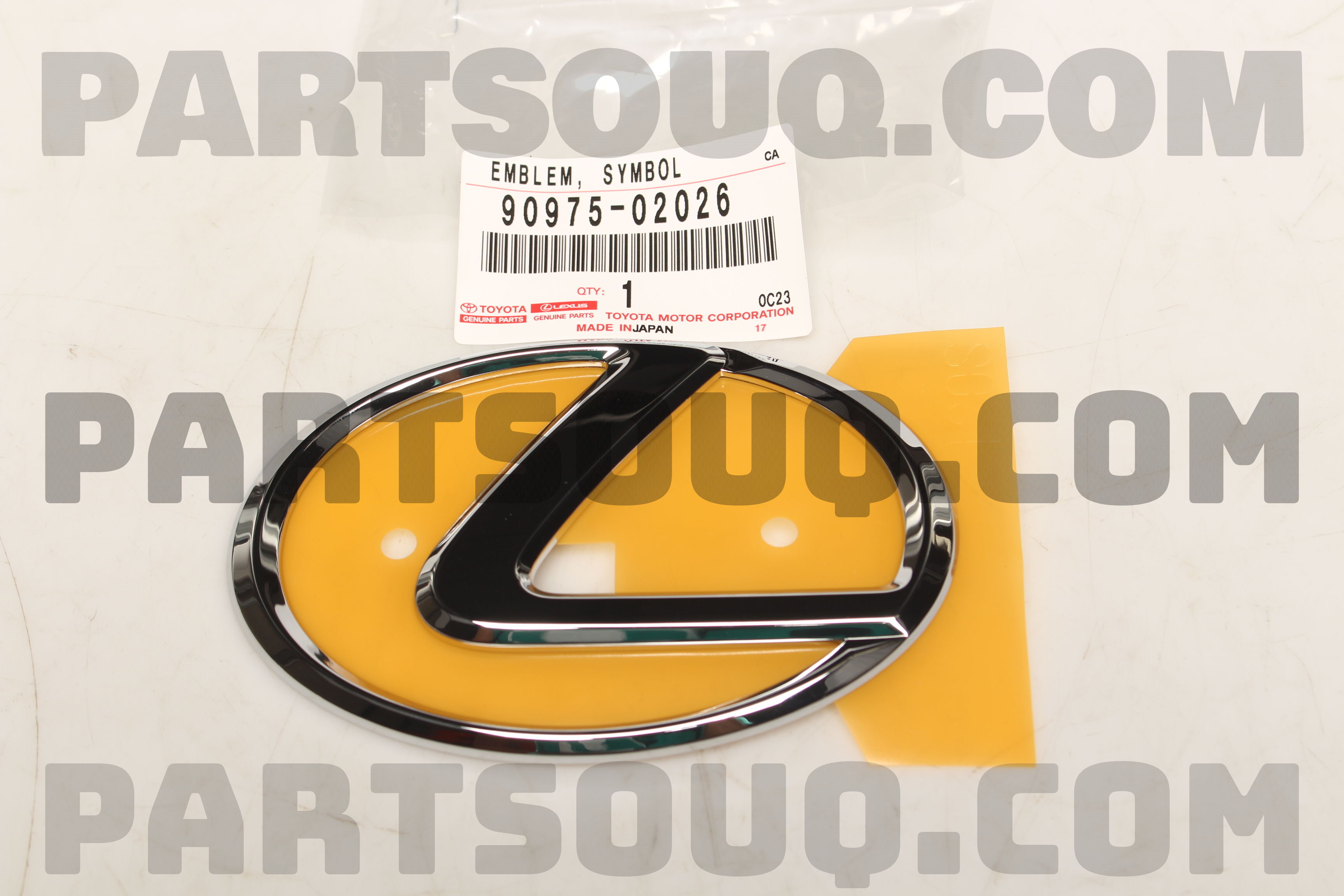 EMBLEM, BACK DOOR, NO.1 9097502026 | Toyota Parts | PartSouq