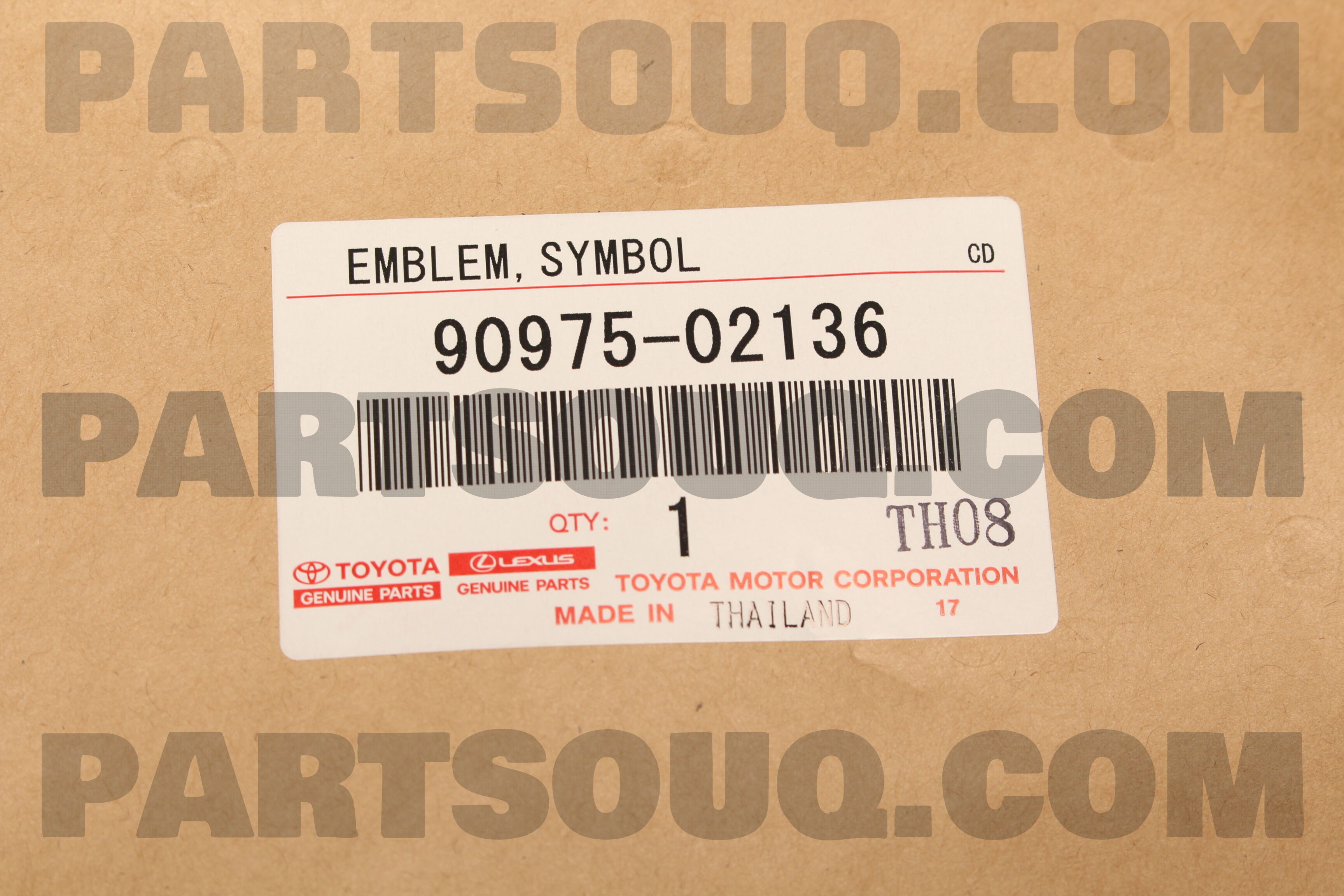 EMBLEM, SYMBOL 9097502136 | Toyota Parts | PartSouq