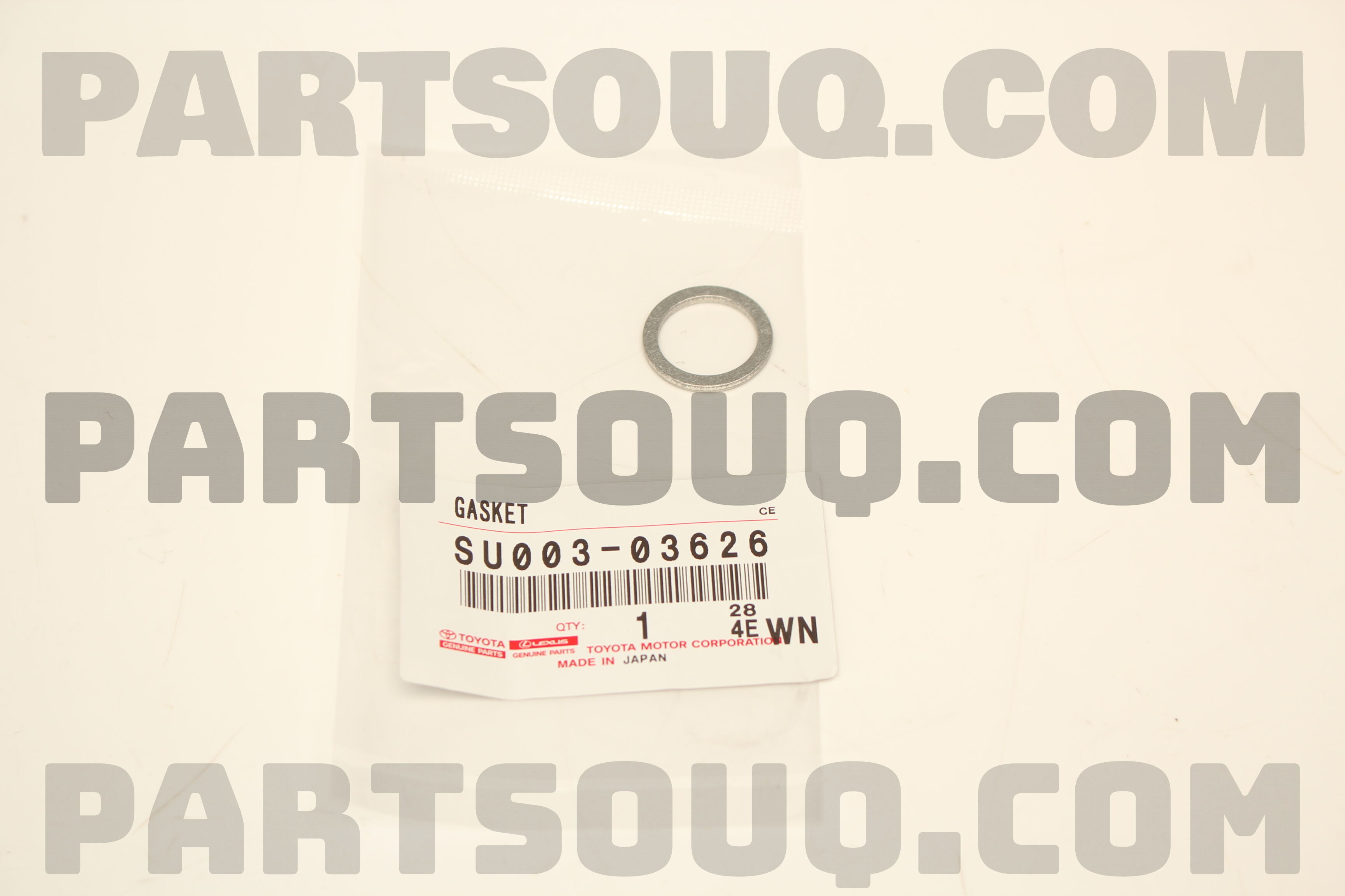 SU00303626 Toyota GASKET(FOR MANUAL TRANSMISSION FILLER PLUG)