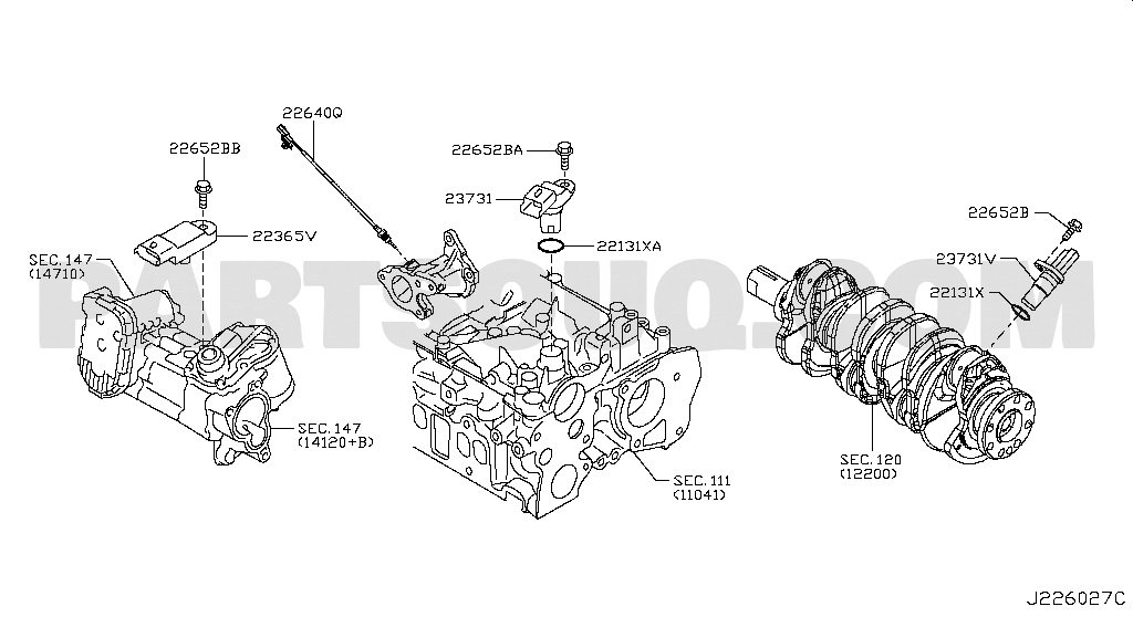 Sensor de temperatura DPF Nissan NP300 2018