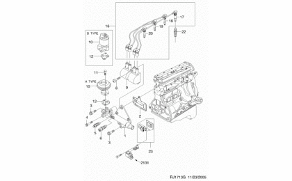 Ignition cable (fam ii dohc) (1713) 2