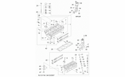 Zylinderkopf(fam i dohc) (1311) 2