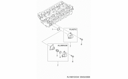 Thermostat (fam i dohc) (1681) 1
