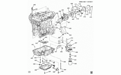 Conj motor-2.0l l4 part 4 bomba de aceite, cárter y piezas relacionadas (ltg / 2.0x)