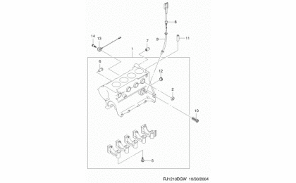 Bloque del motor(fam i) (1210) 1