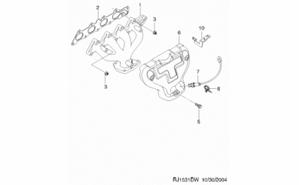 Abgaskruemmer(fam i dohc) (1531) 2