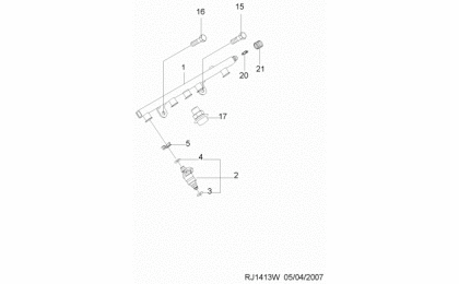 Fuel injection (fam ii dohc) (1413) 1